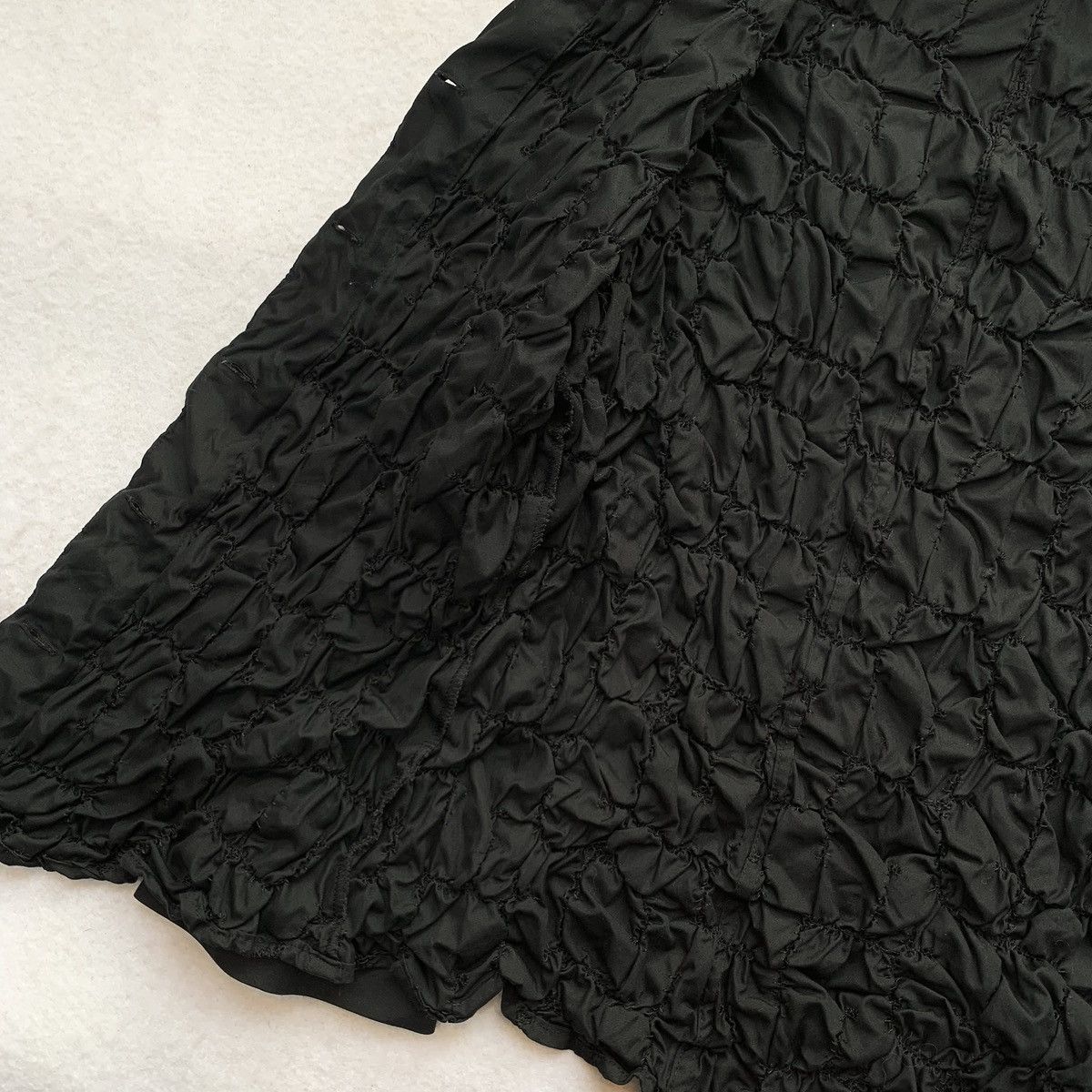 Other 1980s Hiroko Koshino Crinkled Textured Smock Shirt Size M / US 6-8 / IT 42-44 - 6 Thumbnail