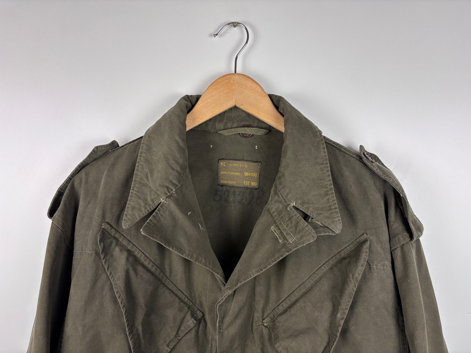 Other Vintage 1960-70s Dutch Military Army Parka Field Jacket ~L Size US L / EU 52-54 / 3 - 2 Thumbnail
