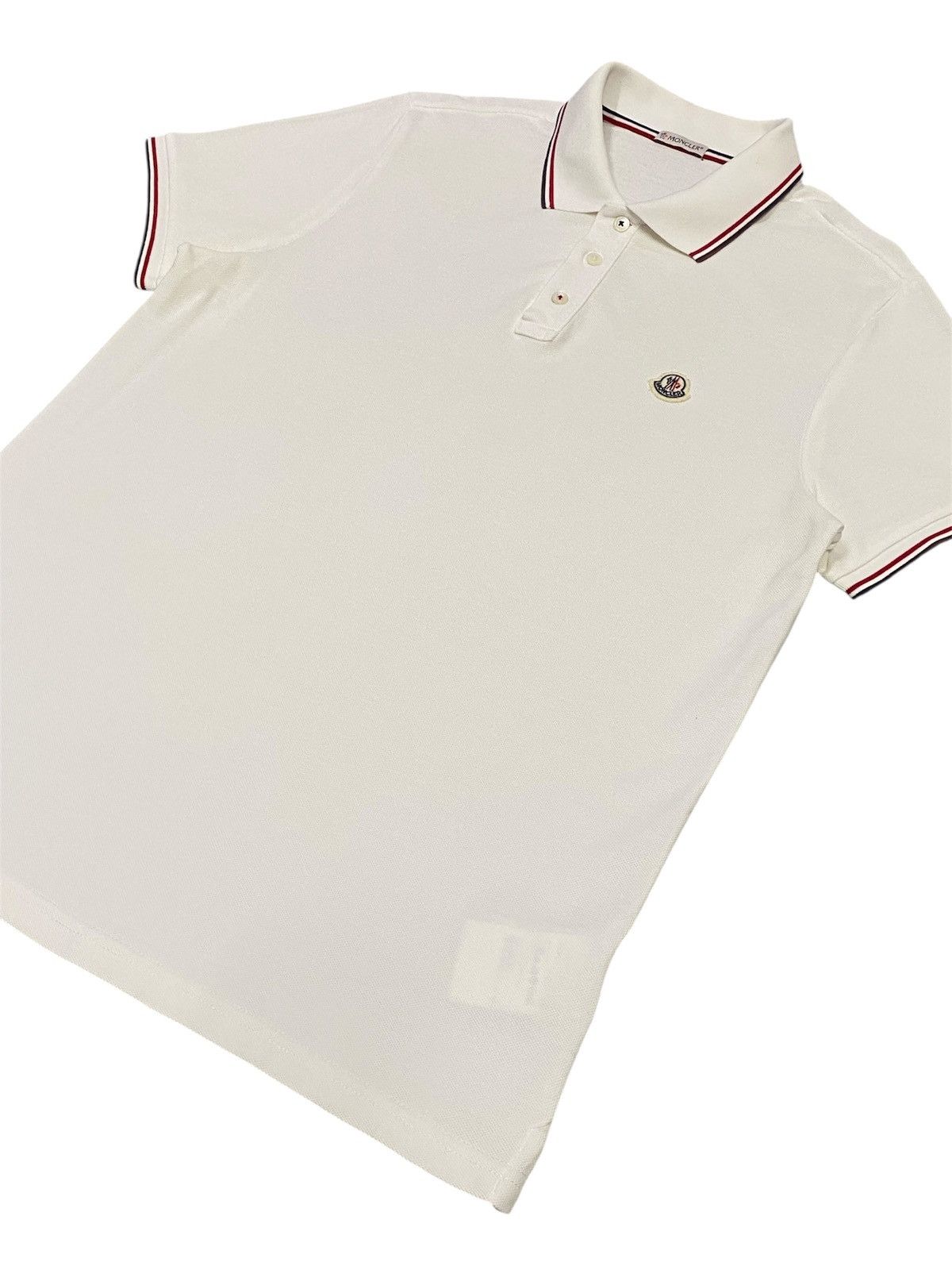 Moncler Moncler Contrast Rib Polo Shirt Size US L / EU 52-54 / 3 - 25 Thumbnail
