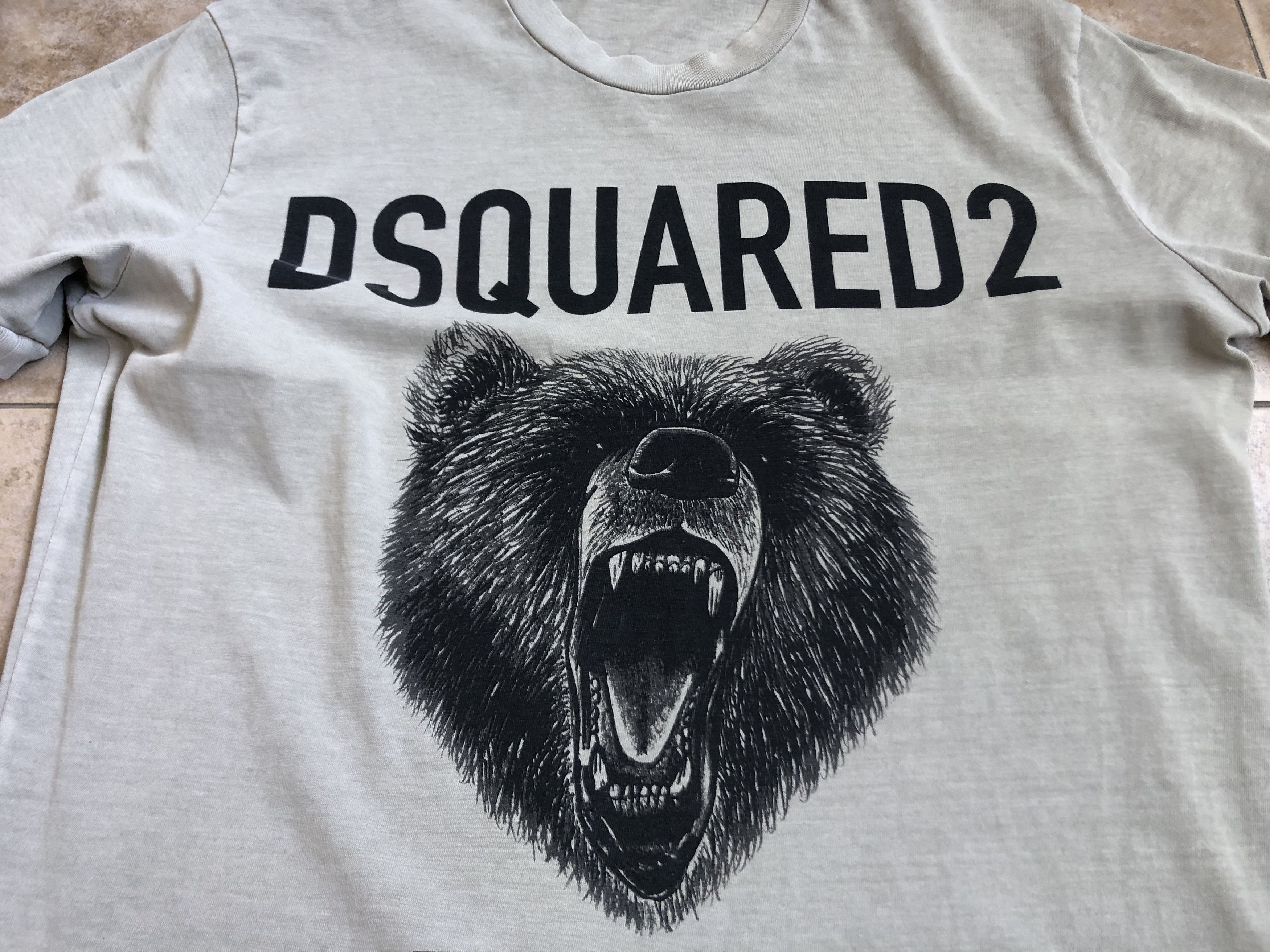 Dsquared2 Dsquared2 Bear Logo T-Shirt Size US L / EU 52-54 / 3 - 8 Thumbnail