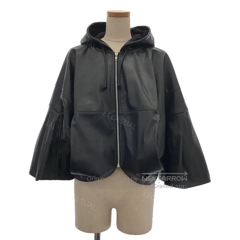 Junya Watanabe Junya Watanabe Black deconstructed lantern sleeve hooded l Size XS / US 0-2 / IT 36-38 - 2 Thumbnail