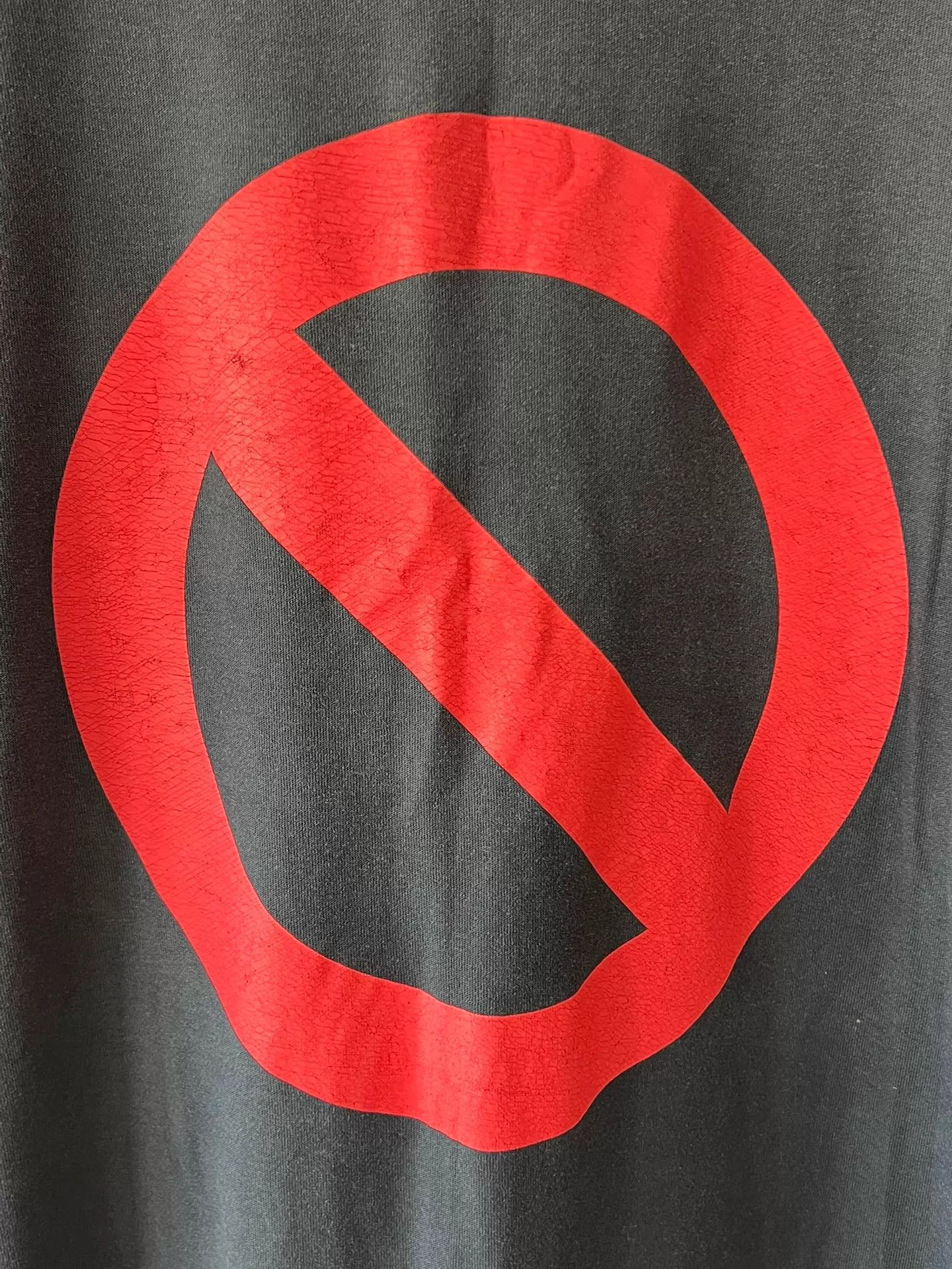 Balenciaga Balenciaga BFRND Prohibited Black Short Sleeve T-Shirt 4 Red Size US XL / EU 56 / 4 - 5 Thumbnail