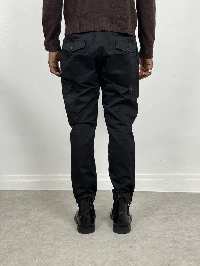 Dolce & Gabbana 2000s Dolce & Gabbana Black Flat Pockets Pants Size US 39 - 4 Thumbnail