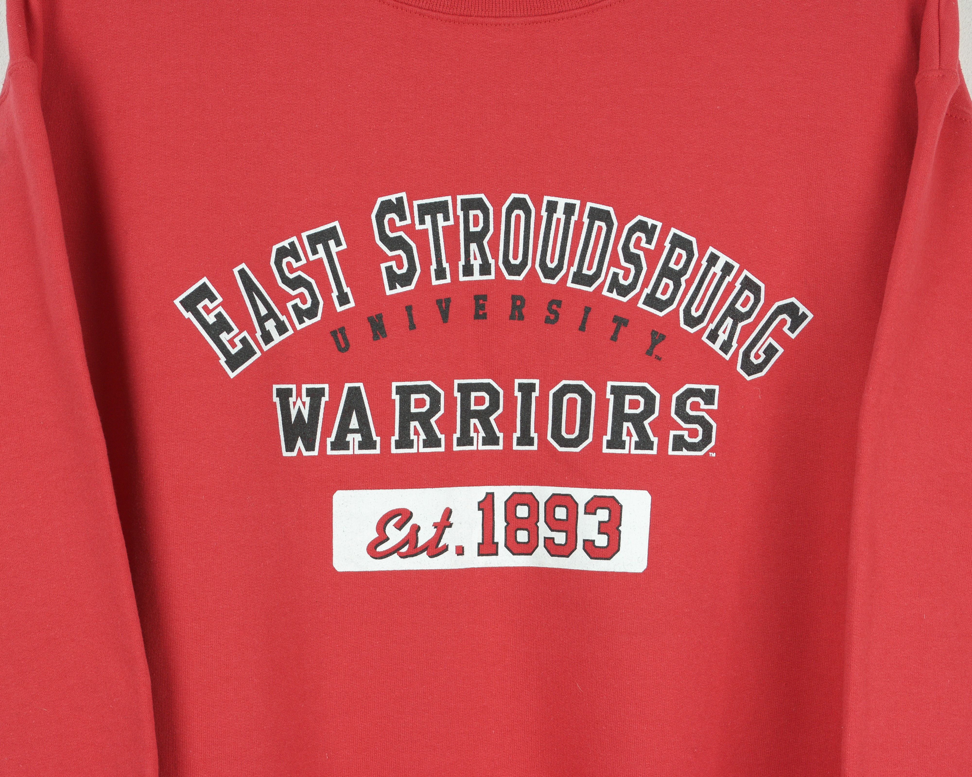 Champion East Stroudsburg Warriors University Sweatshirt Jumper ESU Size US L / EU 52-54 / 3 - 4 Thumbnail