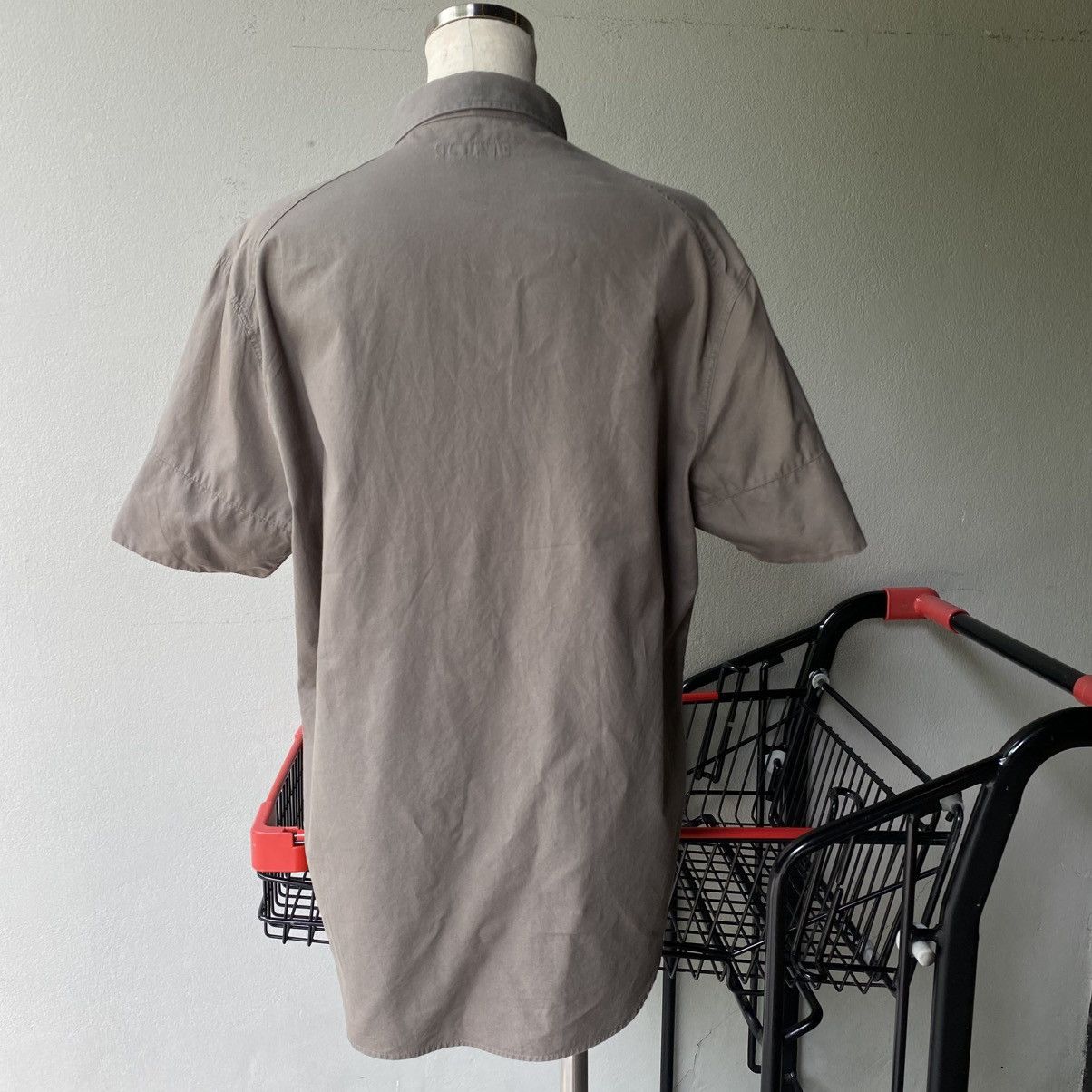 Designer × Japanese Brand GROSBEC Stone Taupe Short Sleeve Shirt Size US M / EU 48-50 / 2 - 9 Thumbnail