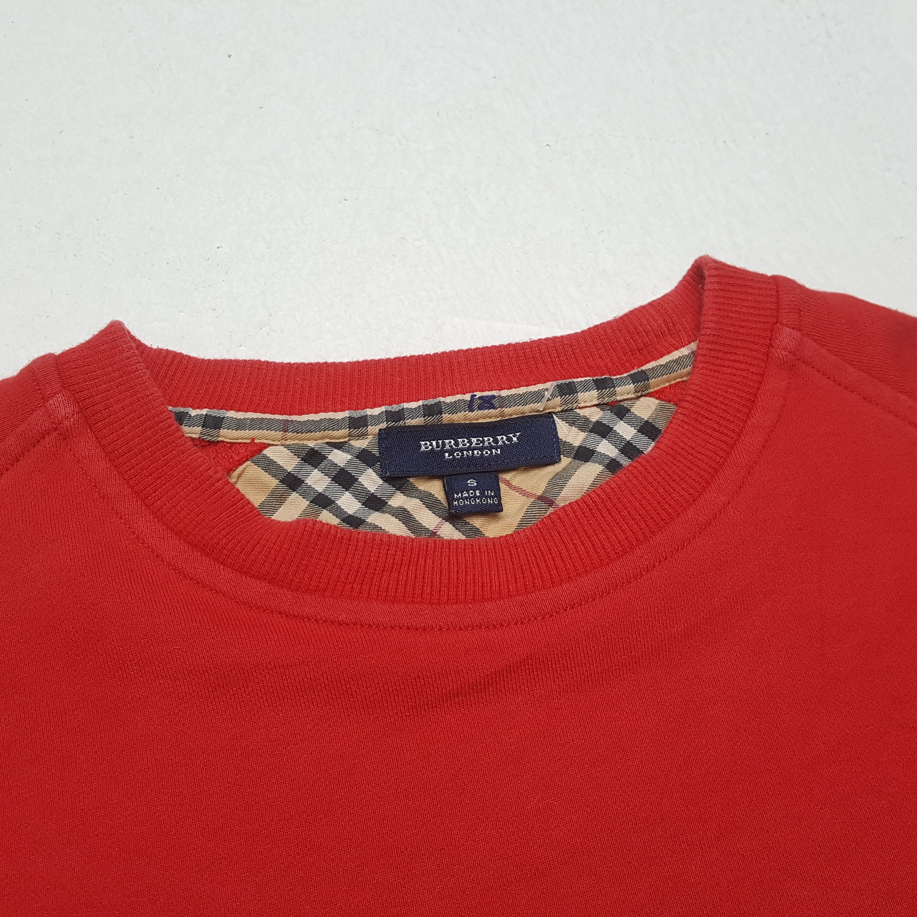 Burberry × Vintage Vintage Burberry London Fashion Brand Sweatshirts Size S / US 4 / IT 40 - 4 Thumbnail