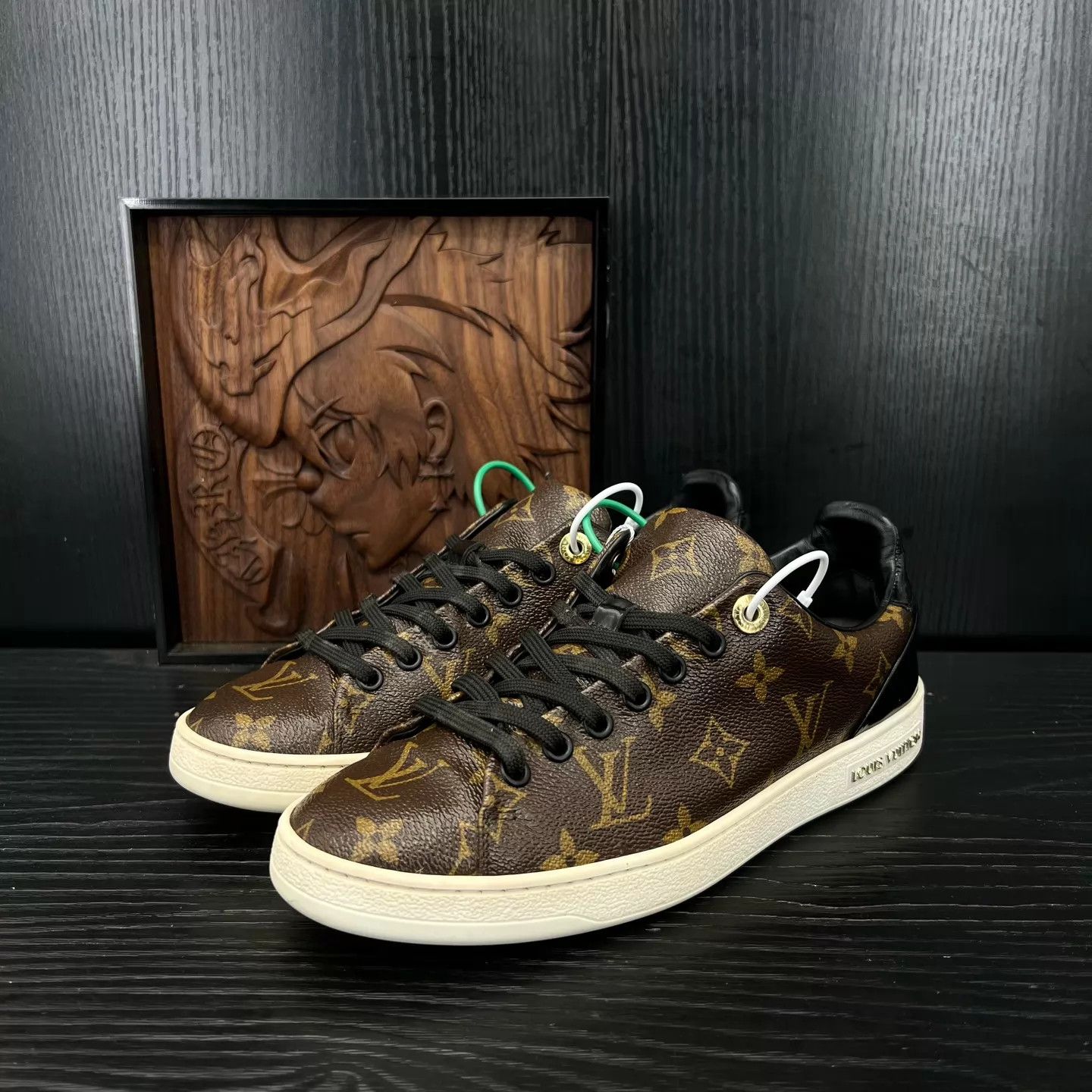 Louis Vuitton LV Frontrow Brown Size 38 Like New OG Box Size US 7.5 / IT 37.5 - 1 Thumbnail