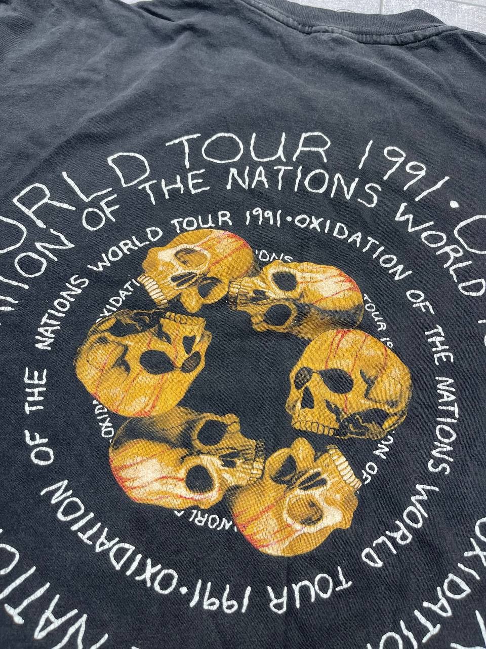 Band Tees × Megadeth Megadeth 1991 Oxidation Tour Shirt / Large Rock Metal Size US L / EU 52-54 / 3 - 13 Thumbnail