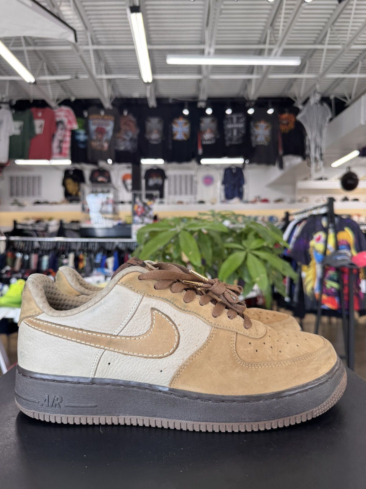 Nike Nike Air Force 1 Low Tweed Light Bone Size 12 Size US 12 / EU 45 - 6 Thumbnail
