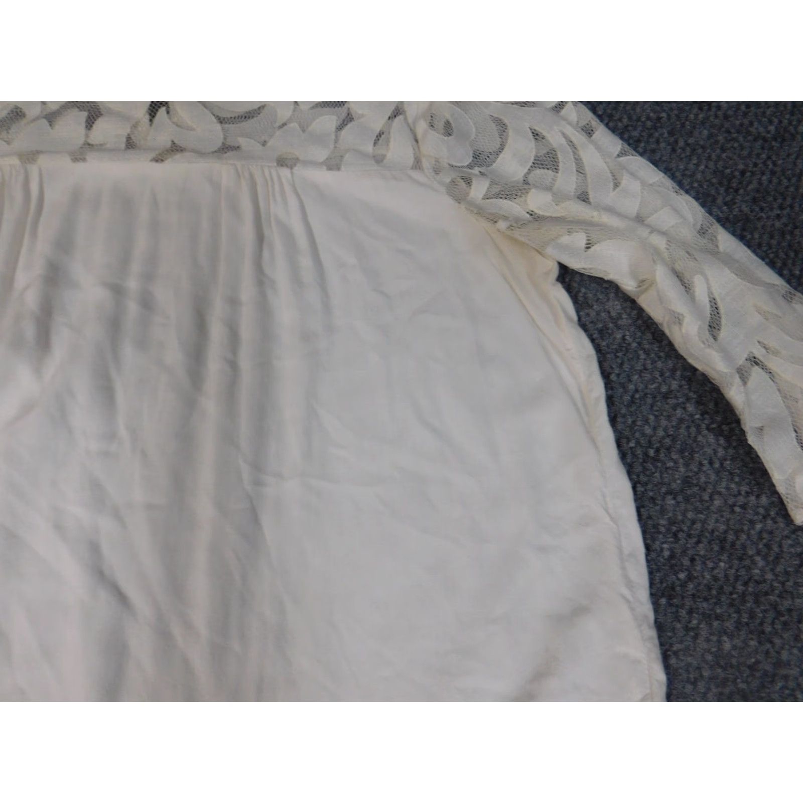 Old Navy Old Navy Womens Blouse L White Dolman Sleeve Pullover Round Neck Casual Regular Size L / US 10 / IT 46 - 5 Thumbnail