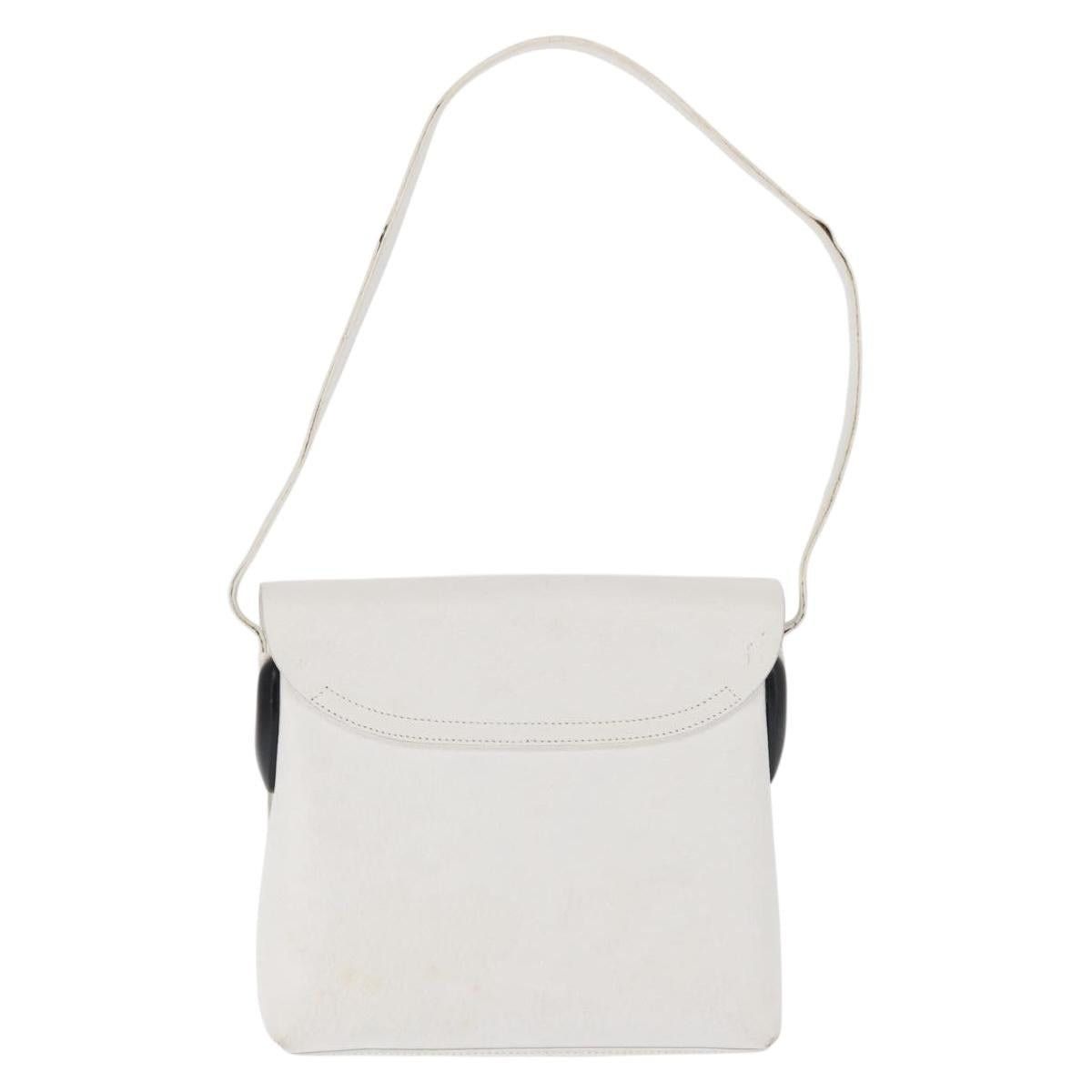 Gucci GUCCI Shoulder Bag Leather White Silver 001 1998 001 1998 Size ONE SIZE - 3 Thumbnail