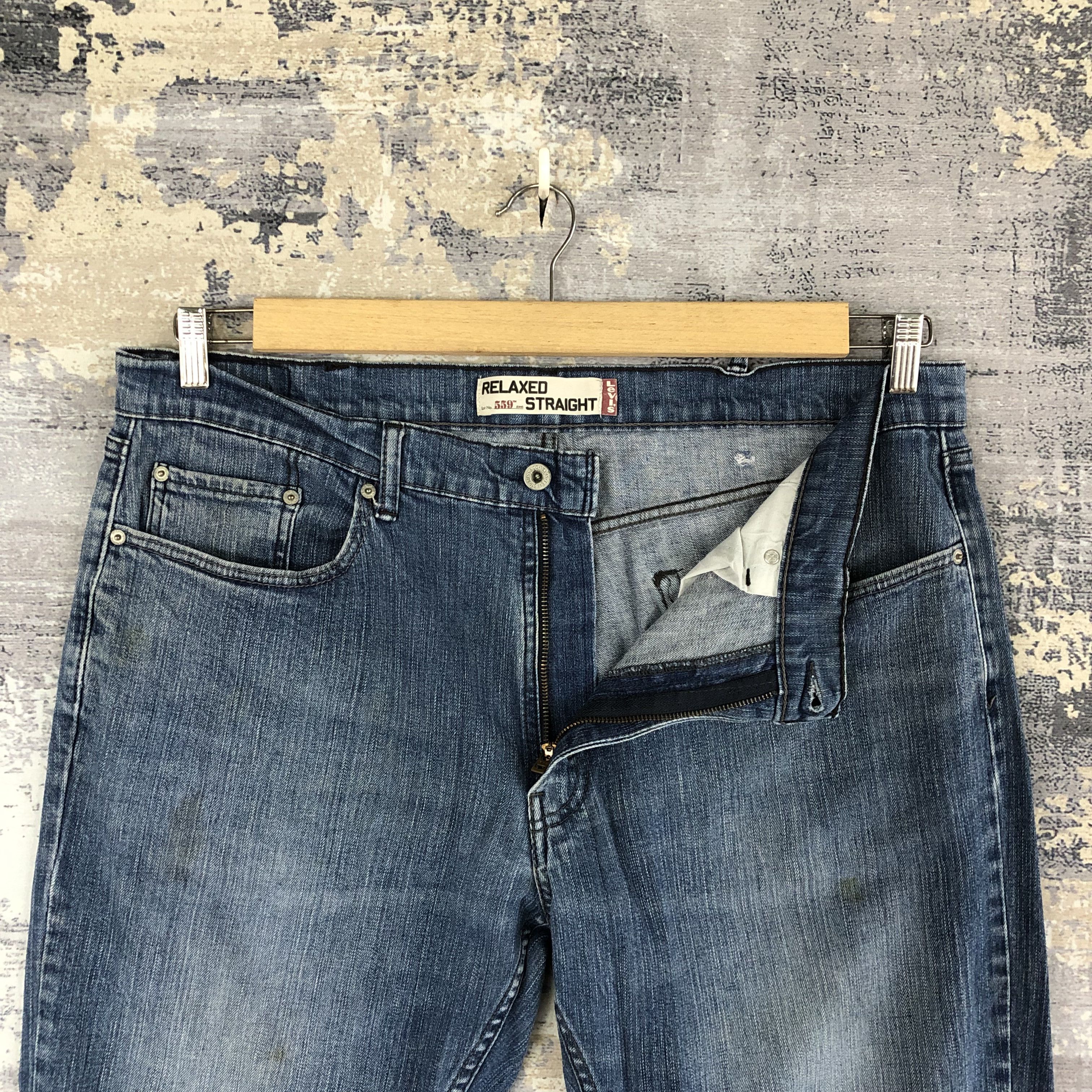 Levi's Vintage Levis 559 Baggy Loose Jeans Levi's Light Wash Denim Size US 40 / EU 56 - 7 Thumbnail