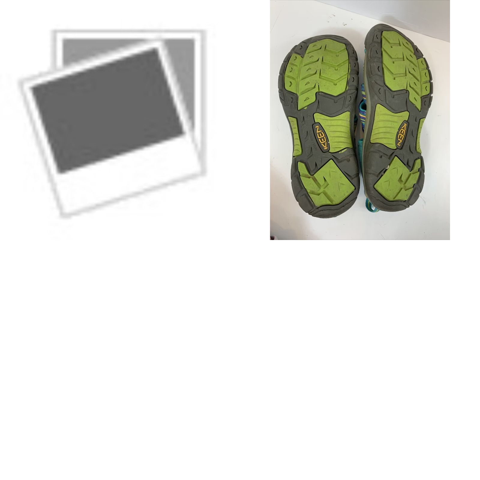 KEEN KEEN Newport H2 Womens Size 5 Green Teal Hook and Loop Cinched Sandal Size US 5 / IT 35 - 8 Thumbnail