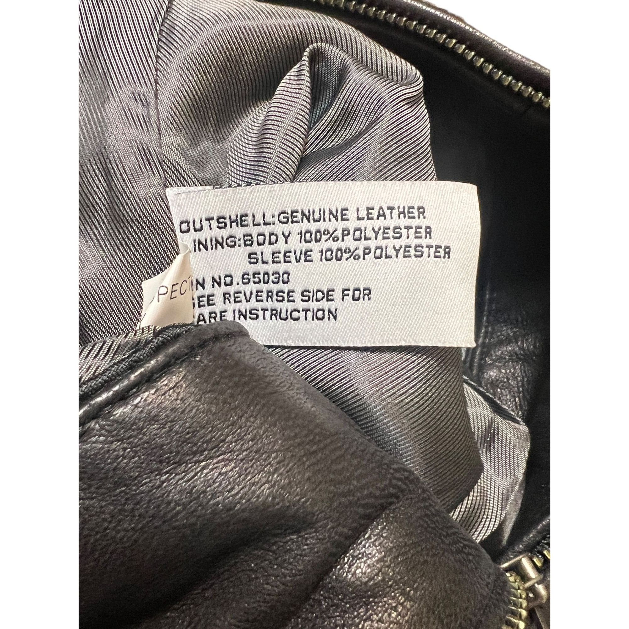 Other Boston Harbour Black 100% Genuine Leather Jacket Riding Coat Size US XL / EU 56 / 4 - 6 Thumbnail