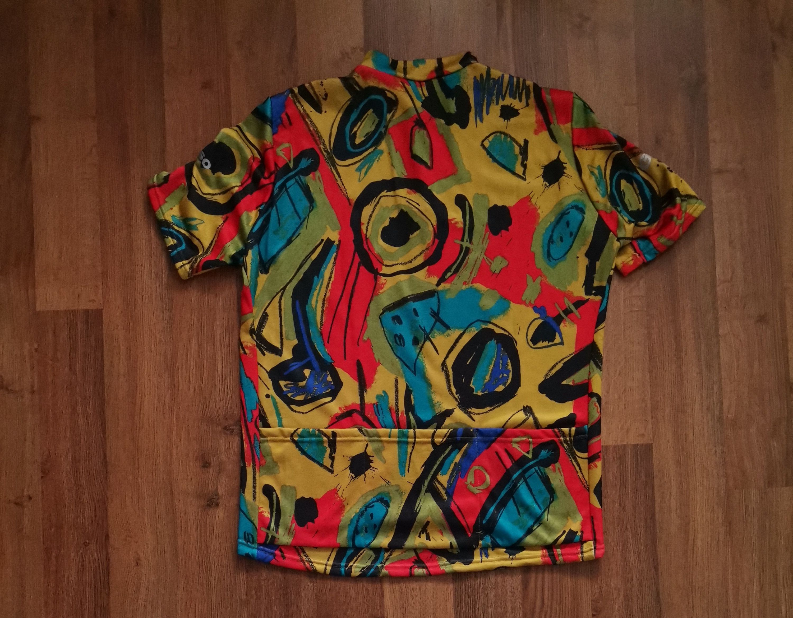 Vintage Vintage Gonso Abstract Cycling Jersey Size US XL / EU 56 / 4 - 4 Thumbnail