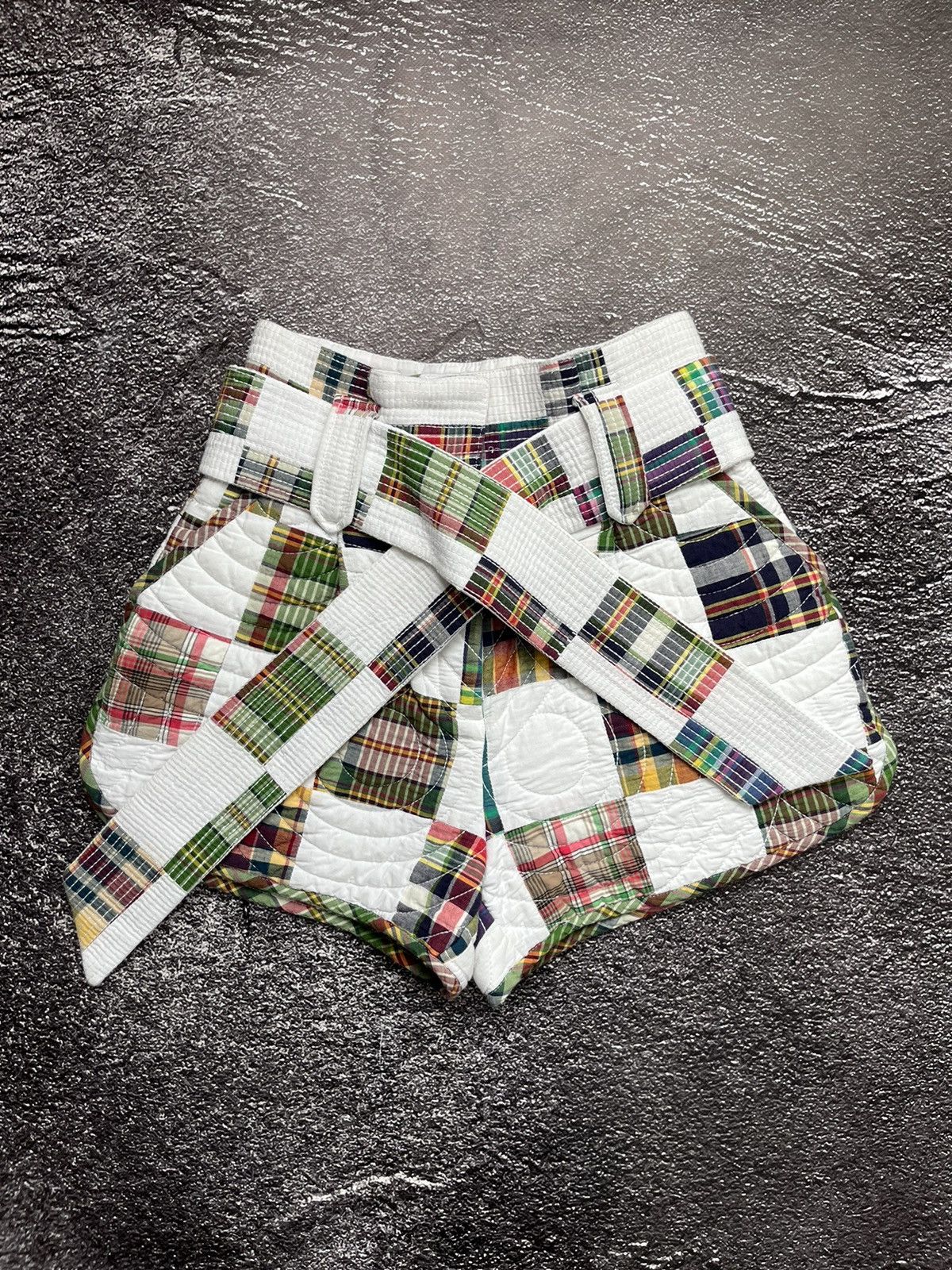 Sezane LE Maile Sezane Multicolor White Short Belted Size 34 Size 24" / US 00 / IT 34 - 1 Thumbnail