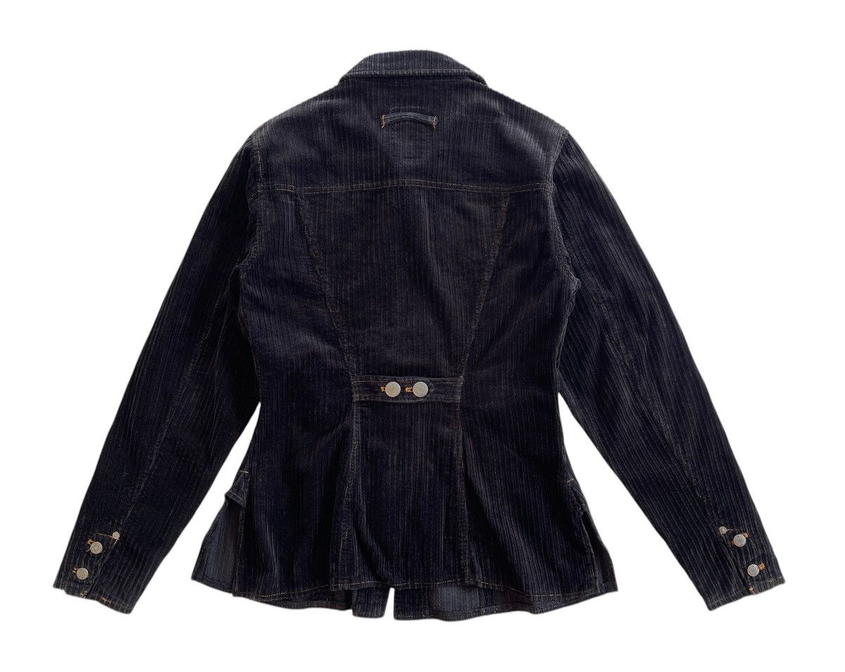 Jean Paul Gaultier AW1992 Gaultier Jeans Black Velvet Jacket Size M / US 6-8 / IT 42-44 - 6 Thumbnail