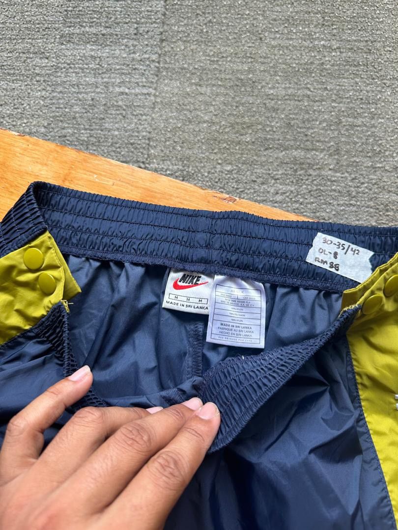 Nike VINTAGE NIKE POPPER PANTS BAGGY Size US 32 / EU 48 - 5 Thumbnail