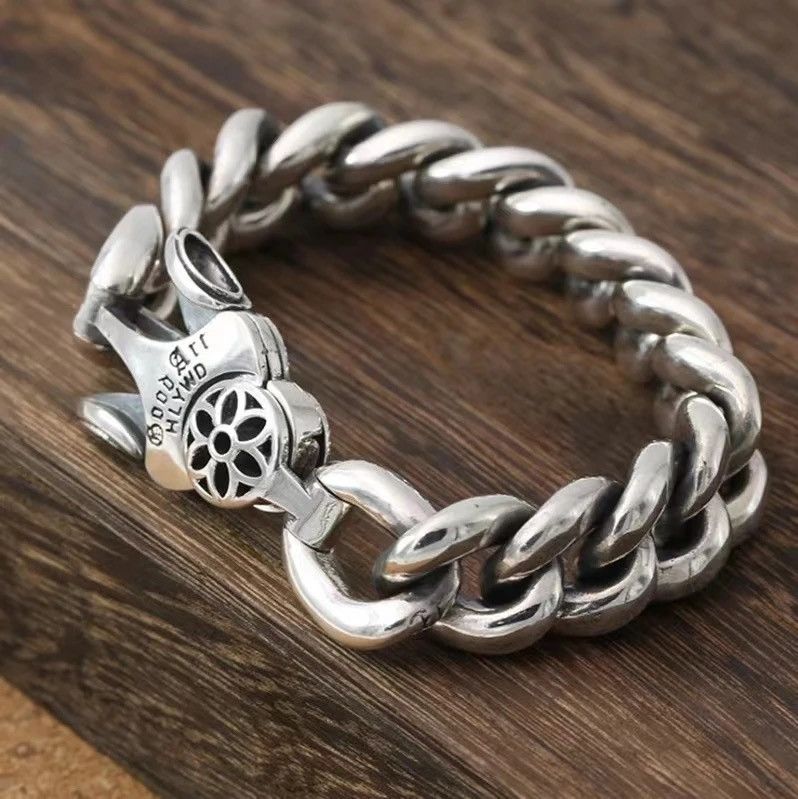 Other 20 cm Length Blossom Cuban Chain bracelet Size ONE SIZE - 3 Thumbnail