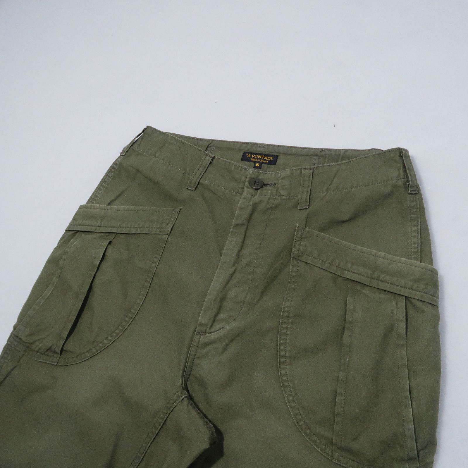 *A VONTADE Vintage A Vontade Military Cargo Khaki Pants Japan Size US 31 - 3 Thumbnail