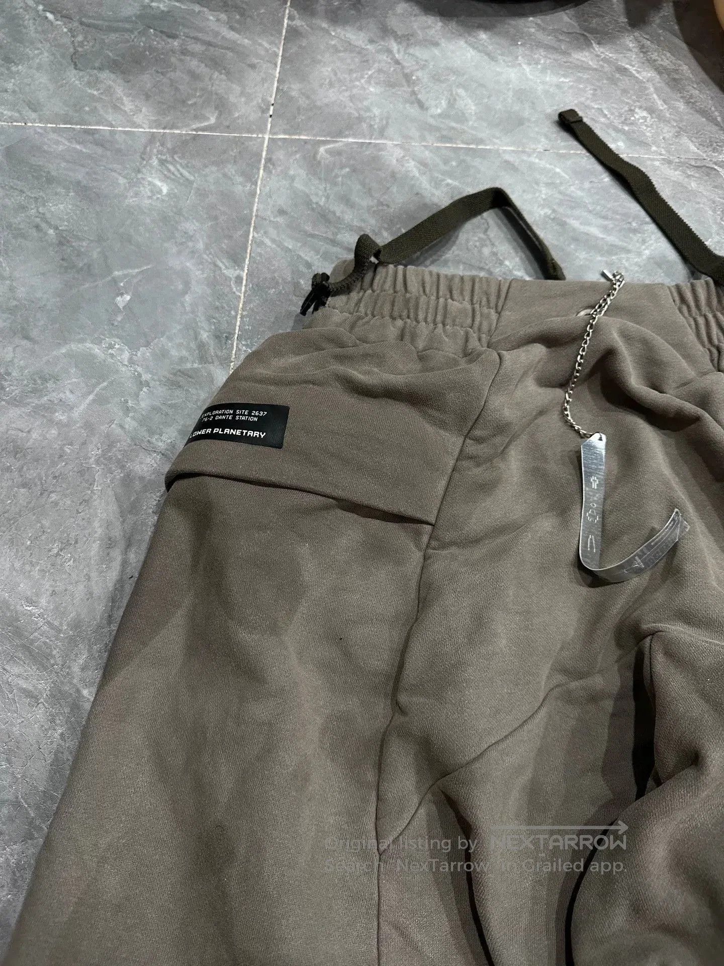 Hamcus Dark Green Washed Functional Long Pants. Size US 28 / EU 44 - 5 Thumbnail