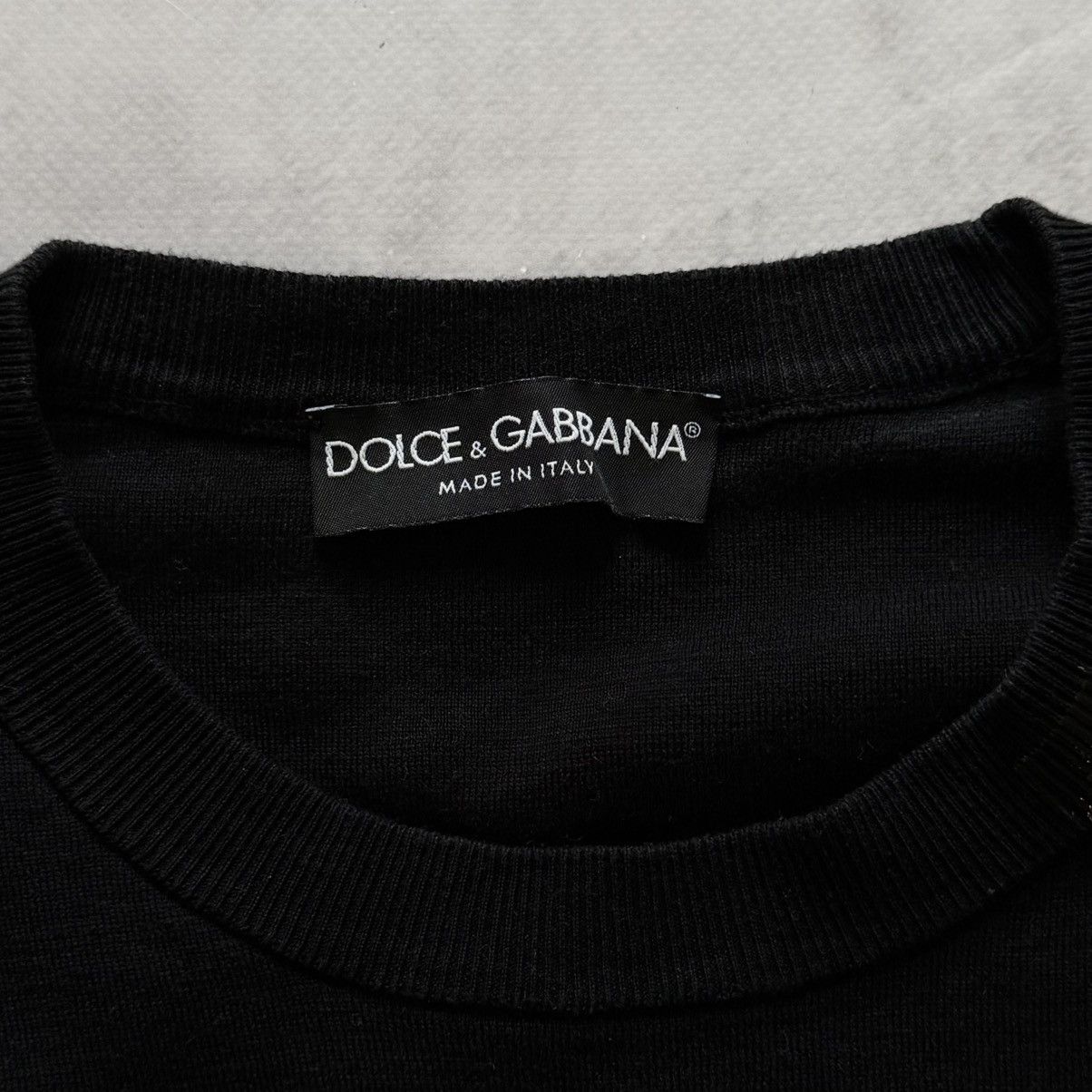Dolce & Gabbana Tape Small Logo Sweater Sweatshirt