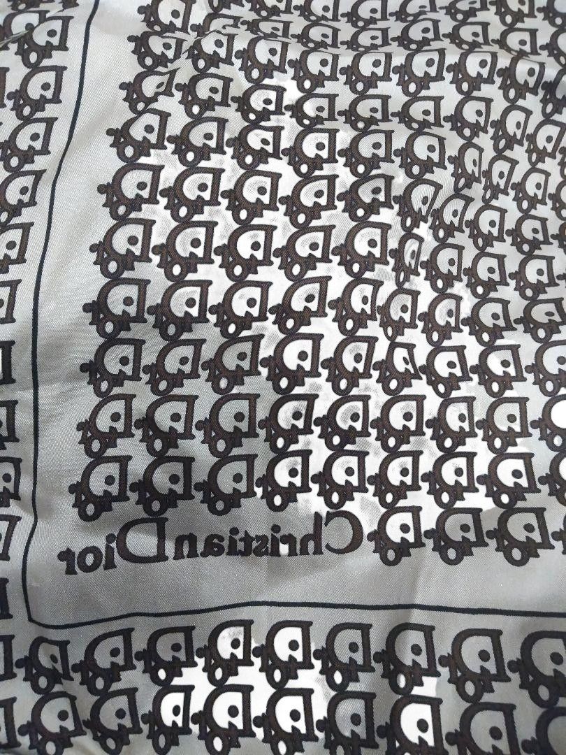 Dior Dior - Scarf Handkerchief Monogram Unisex 90s Silk Size ONE SIZE - 2 Thumbnail