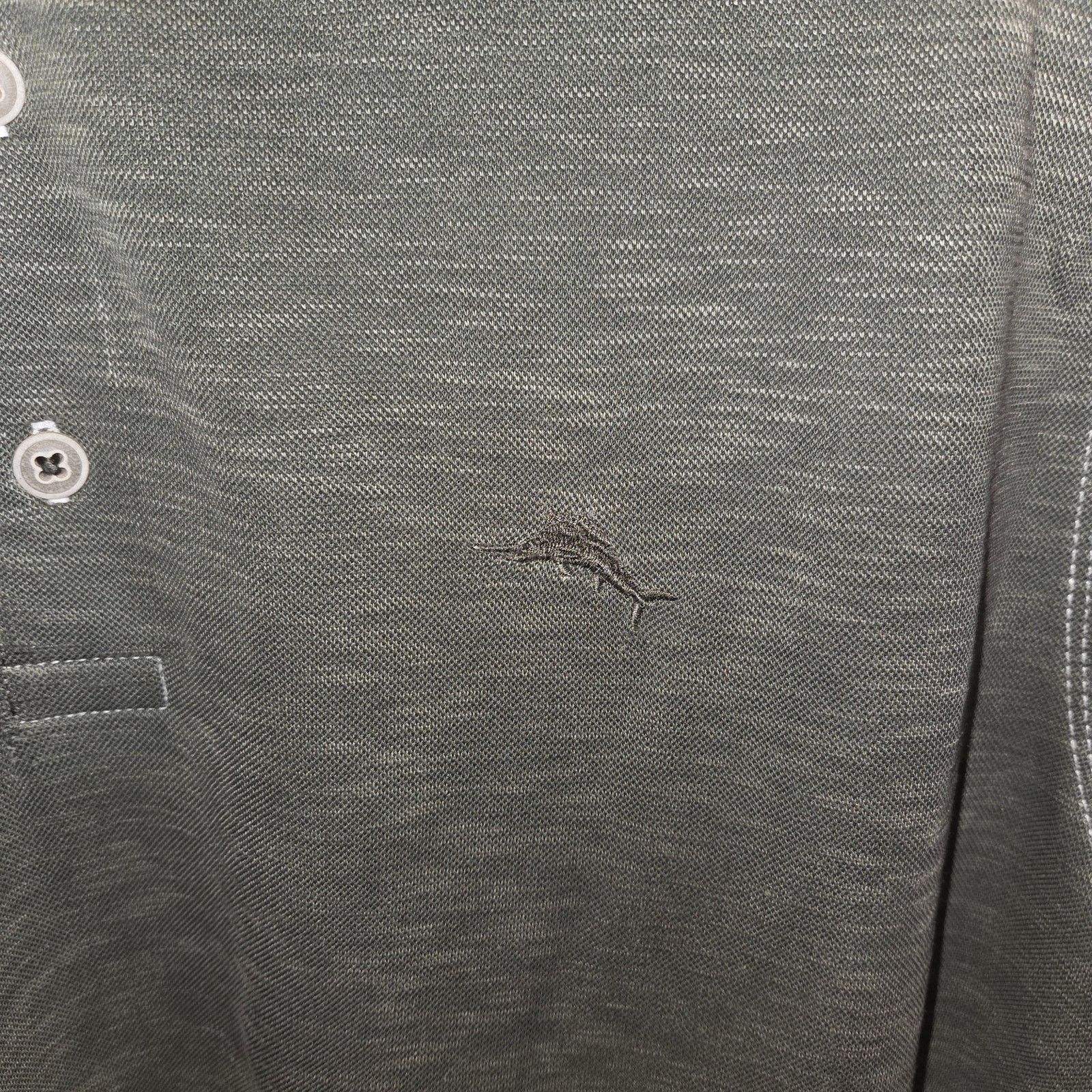 Tommy Bahama Tommy Bahama Grey Polo Shirt - Men's Large Size US L / EU 52-54 / 3 - 9 Thumbnail