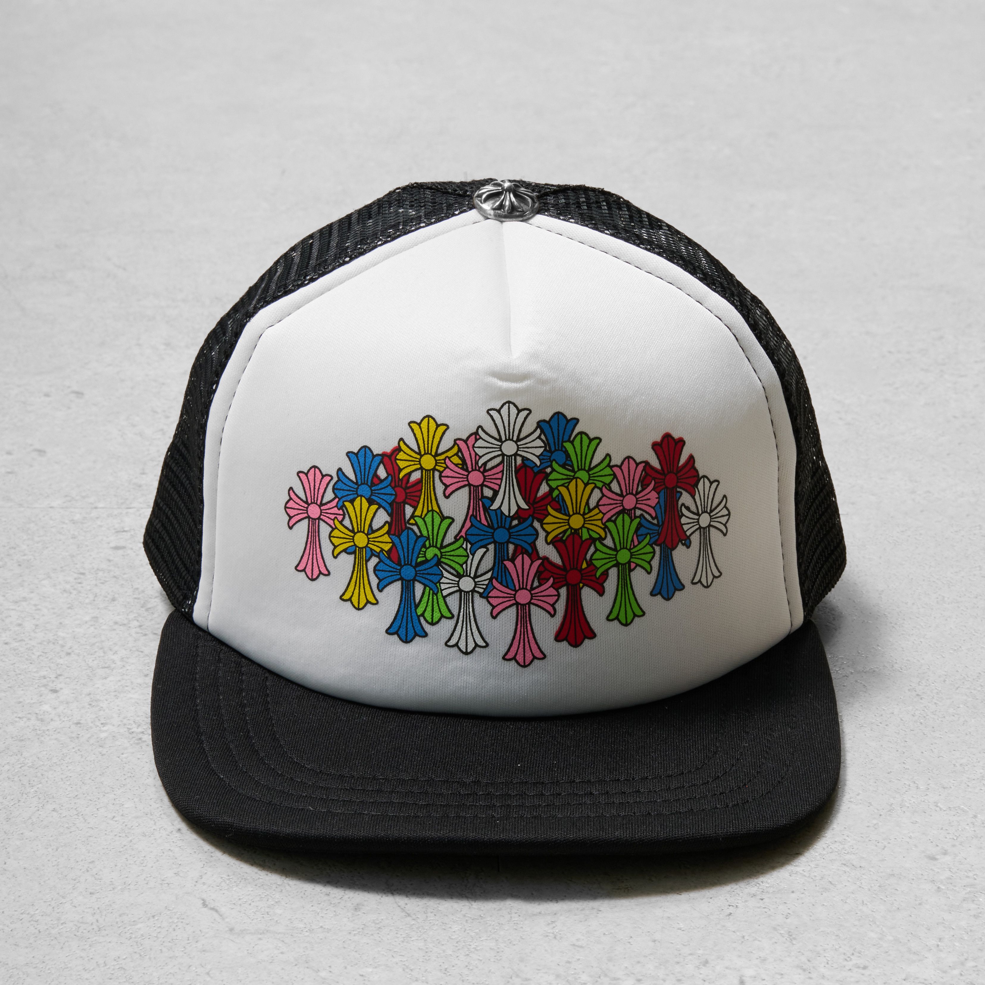 CHROME HEARTS King Taco Multicolor Cross Trucker Hat