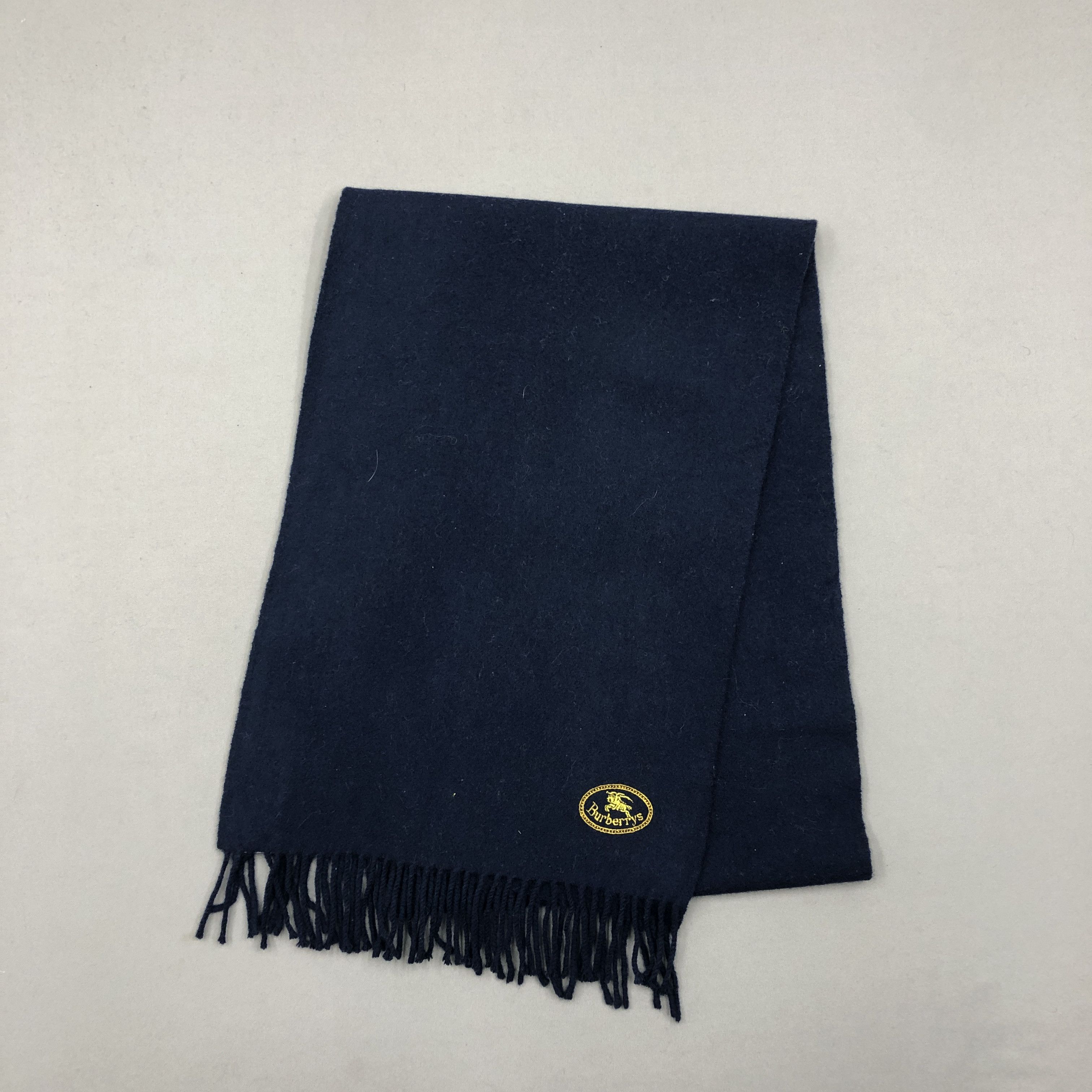 Burberry Vintage Burberry Scarf Muffler Wool Cashmere Scarves Size ONE SIZE - 1 Thumbnail