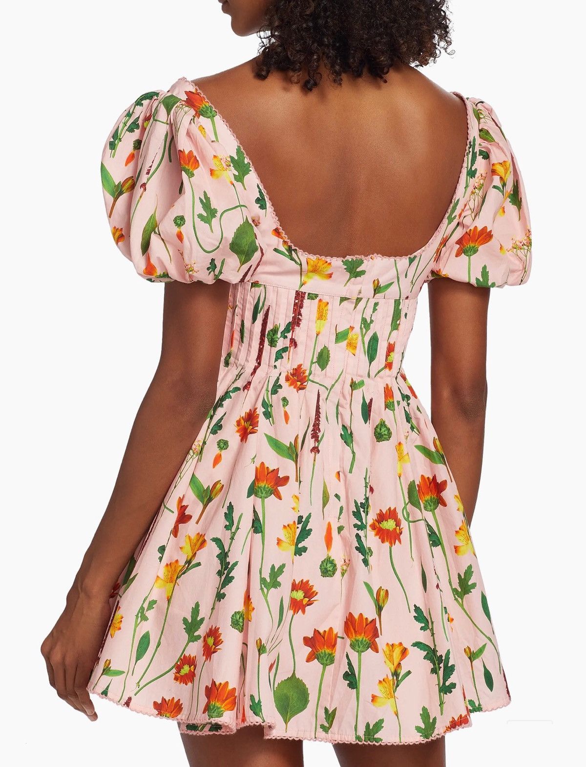 AGUA by Agua Bendita Agua by Agua Bendita Carmelo Floral Cotton Minidress size M Size M / US 6-8 / IT 42-44 - 5 Thumbnail