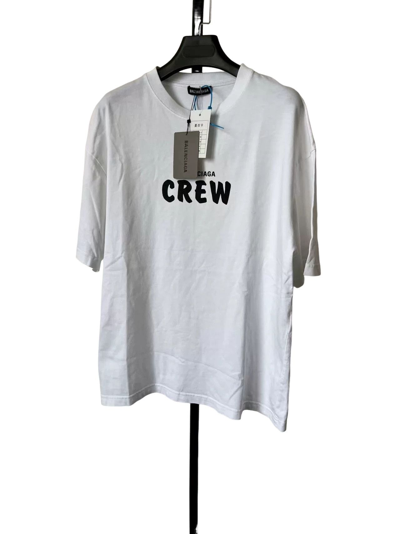 Balenciaga Balenciaga Crew Graphic Print T-Shirt Size S Size US S / EU 44-46 / 1 - 1 Thumbnail