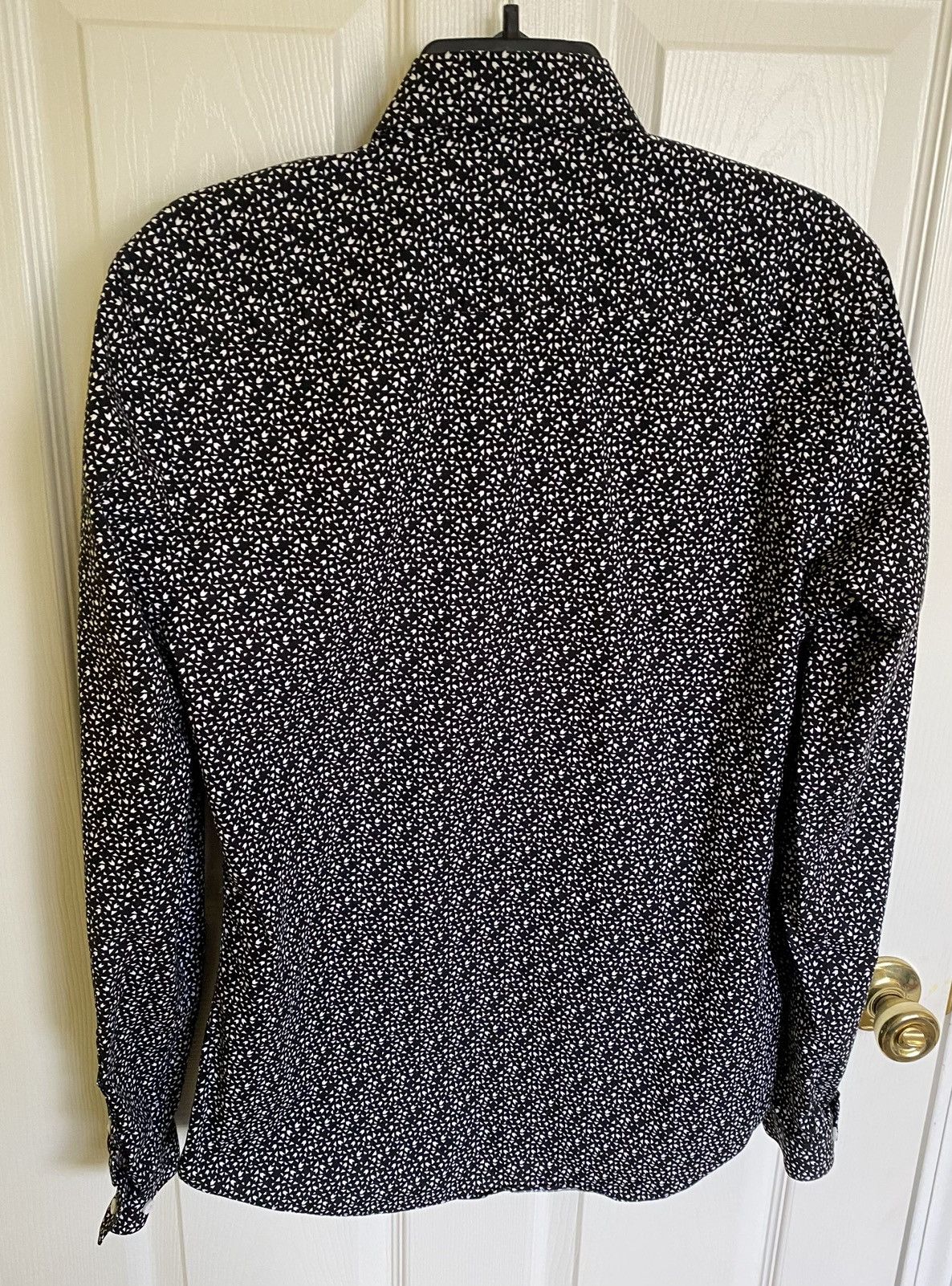 Topman Topman Men’s M Medium Long Sleeve Button Shirt Black & White Size US M / EU 48-50 / 2 - 2 Thumbnail