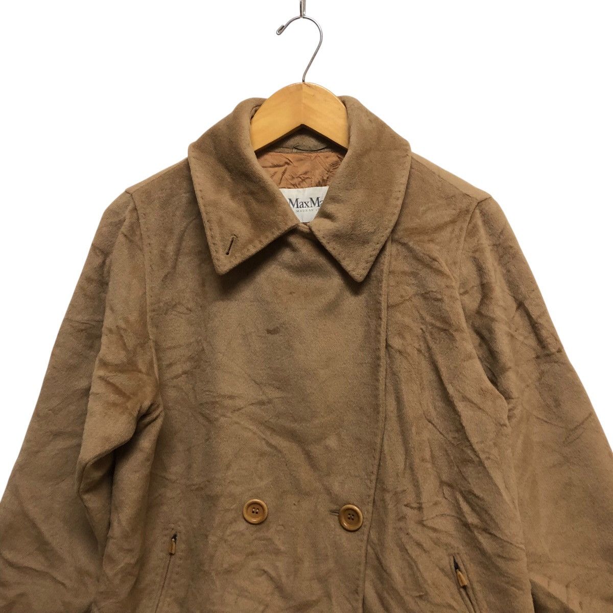 Max Mara Vintage Max Mara Double Breast Coat Jacket Made in Italy Size L / US 10 / IT 46 - 4 Thumbnail
