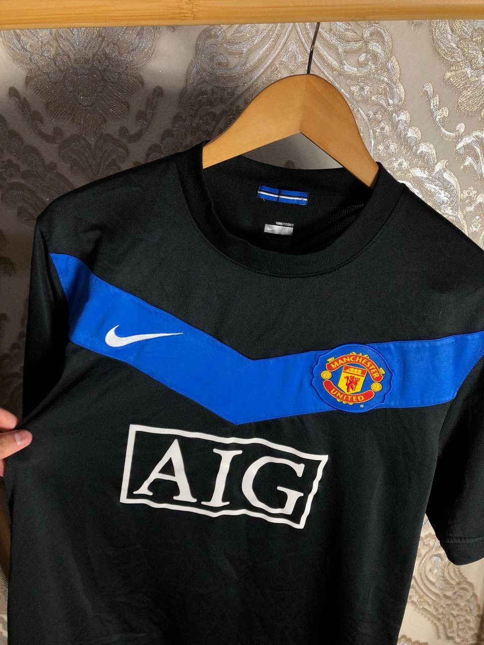 Vintage VERY RARE NIKE FC MANCHESTER UNITED ENGLAND SOCCER JERSEY Size US L / EU 52-54 / 3 - 3 Thumbnail