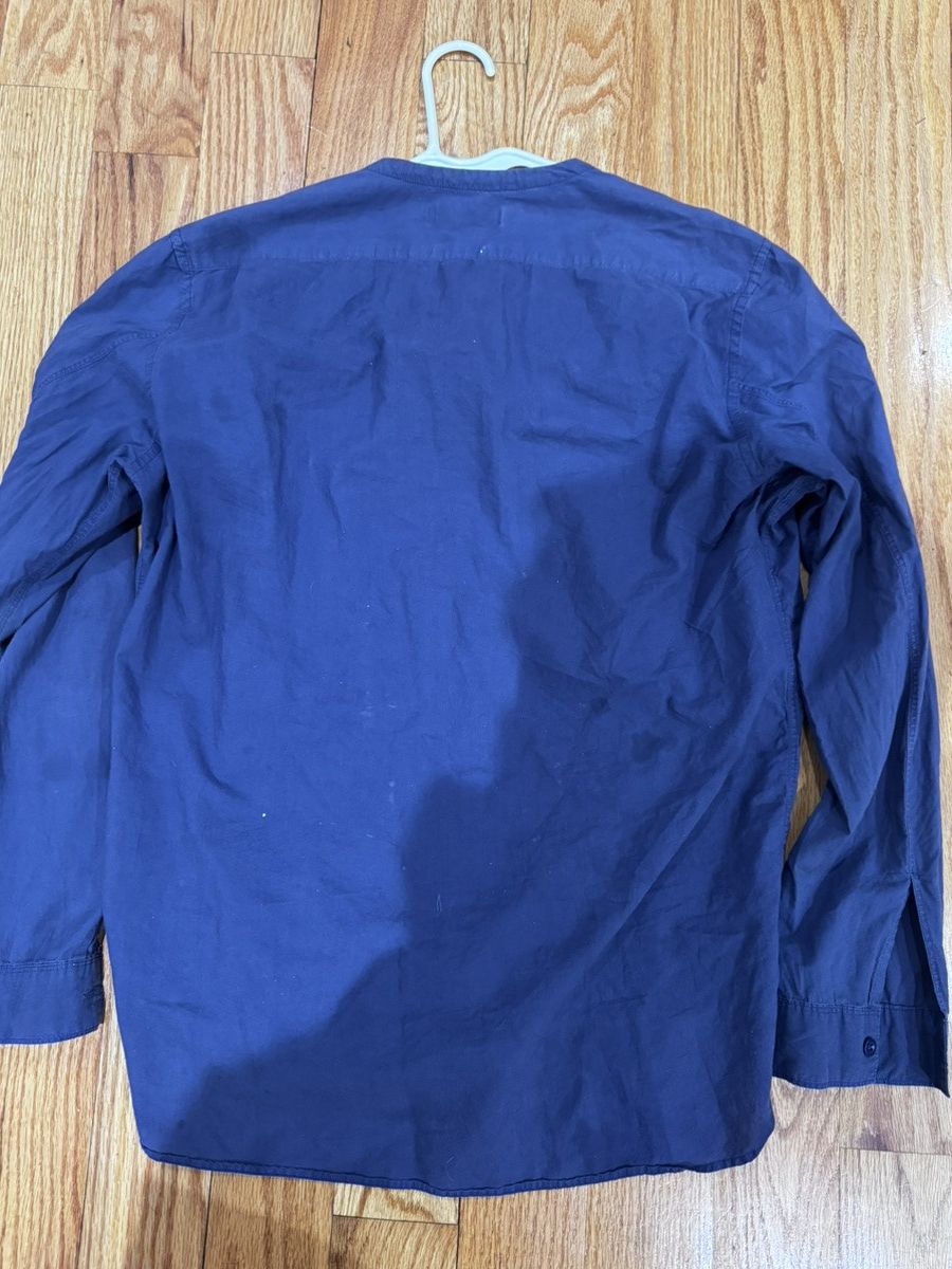 Nonnative Nonnative Navy Stand Collar Shirt Size US M / EU 48-50 / 2 - 6 Thumbnail