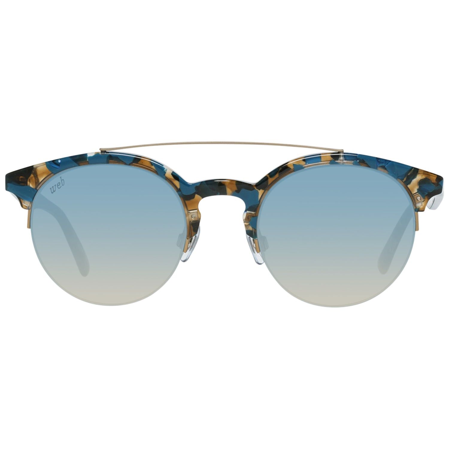 image of Vintage Web Mint Unisex Multicolor Sunglasses We0192 55W 49-22 145 Mm in Black, Women's
