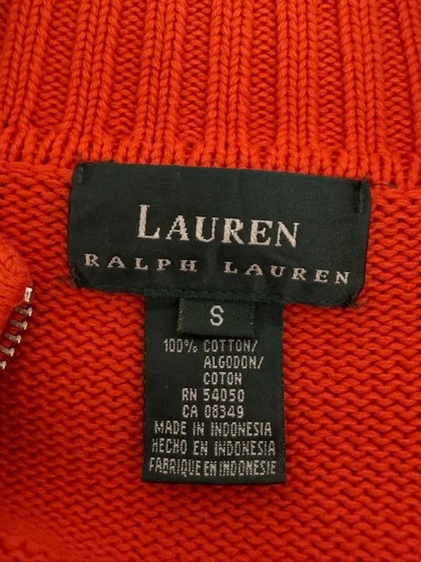 Ralph Lauren Maglione Lauren Ralph Lauren Arancione Taglia S Size US S / EU 44-46 / 1 - 9 Thumbnail