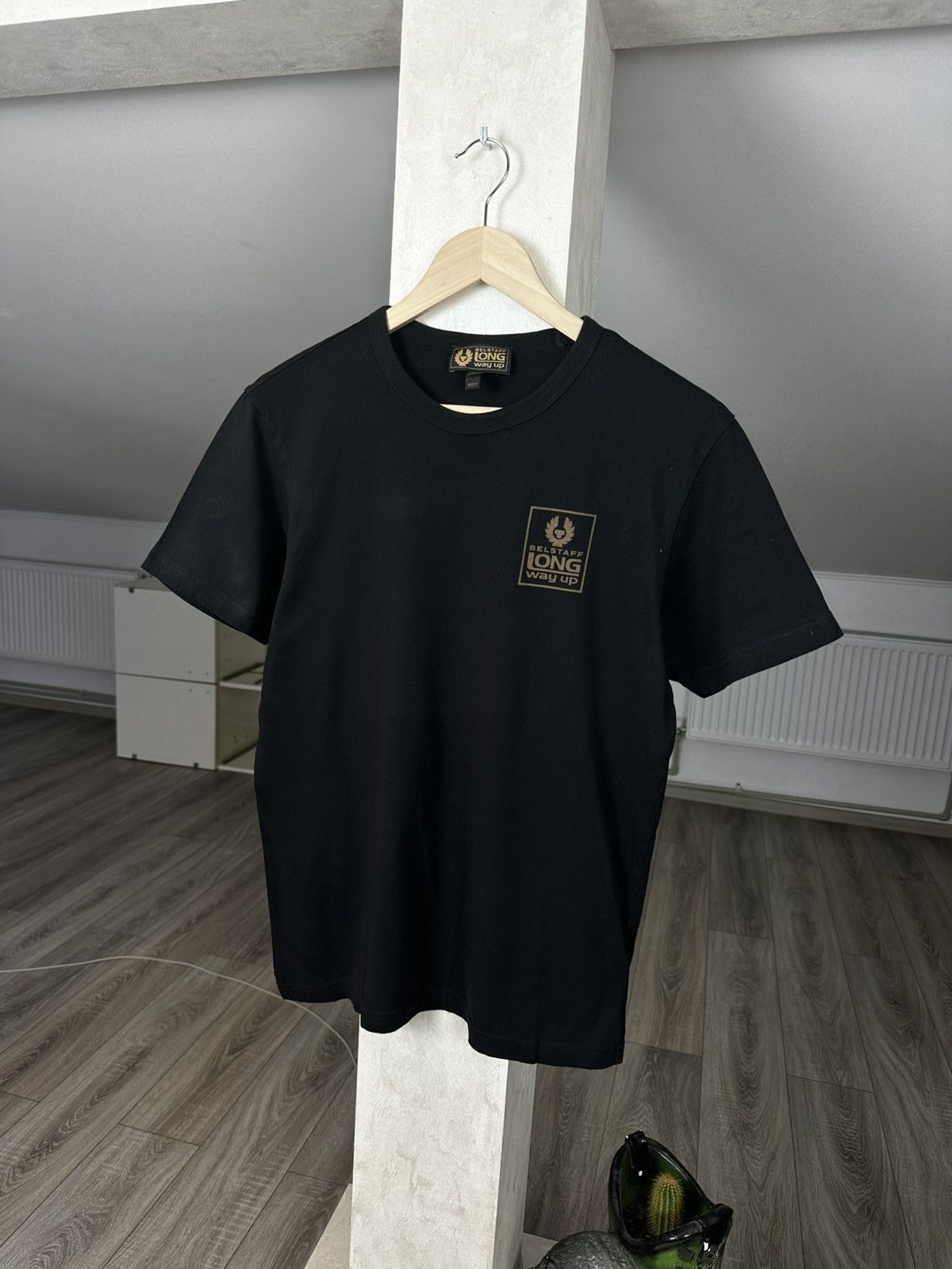 Belstaff Belstaff Graphic Print Logo Black Tee T-shirt Size US M / EU 48-50 / 2 - 1 Thumbnail