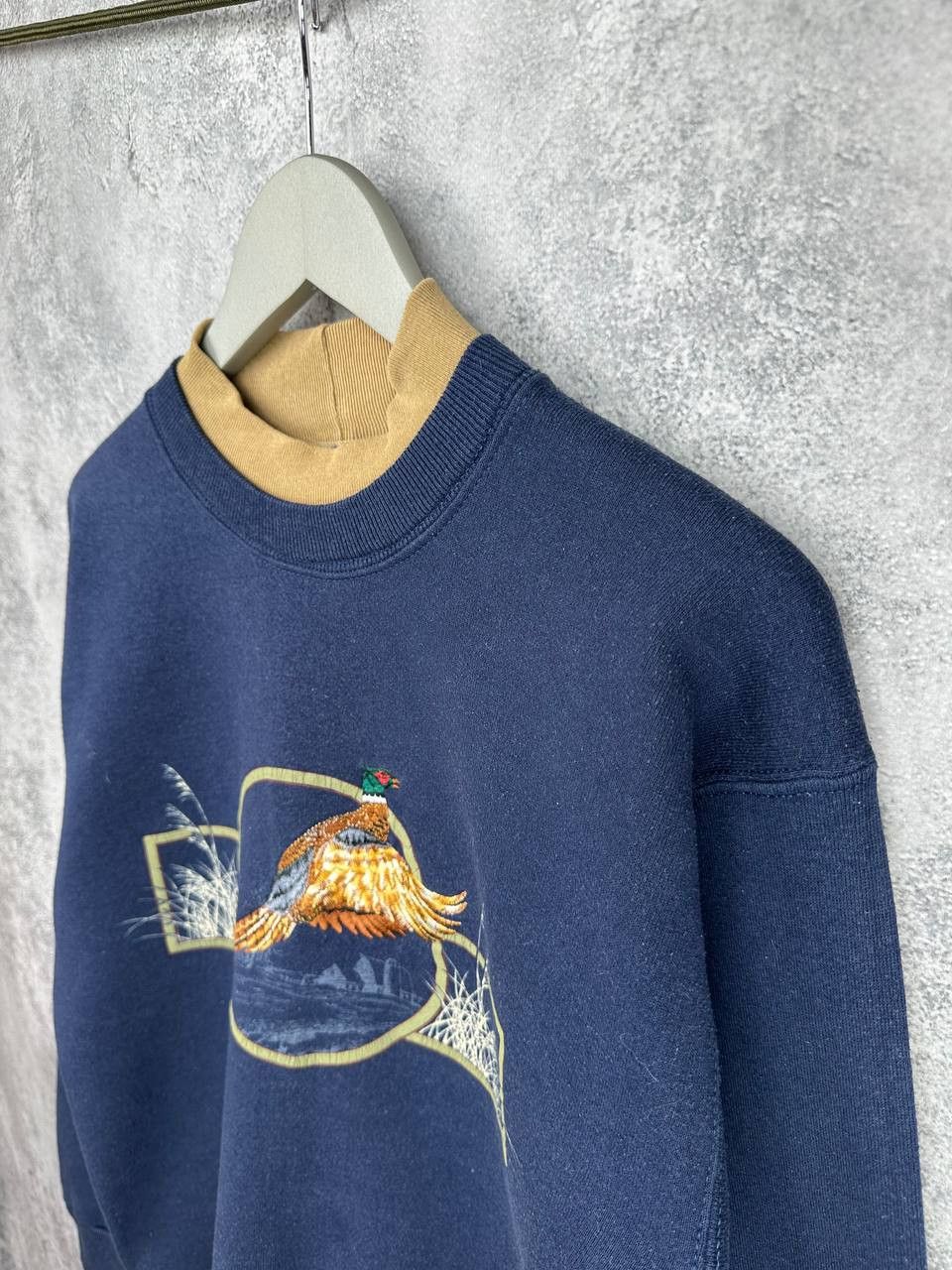 Lee Lee Heavyweight Made USA Embroidered Pheasant Sweatshirt Size US S / EU 44-46 / 1 - 5 Thumbnail