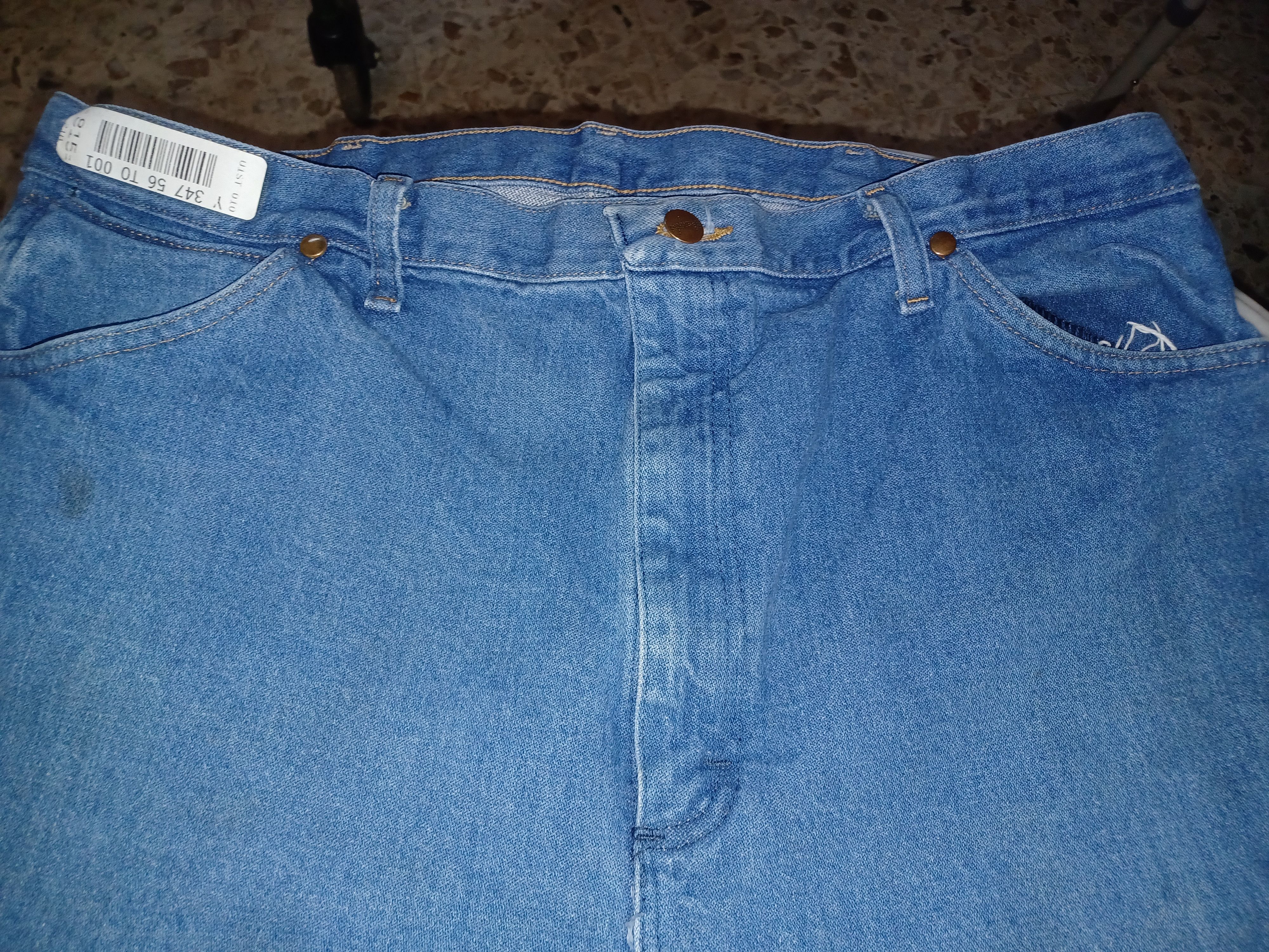 Wrangler Wrangler Men's Blue Jeans 40 x 32 Size US 40 / EU 56 - 2 Thumbnail