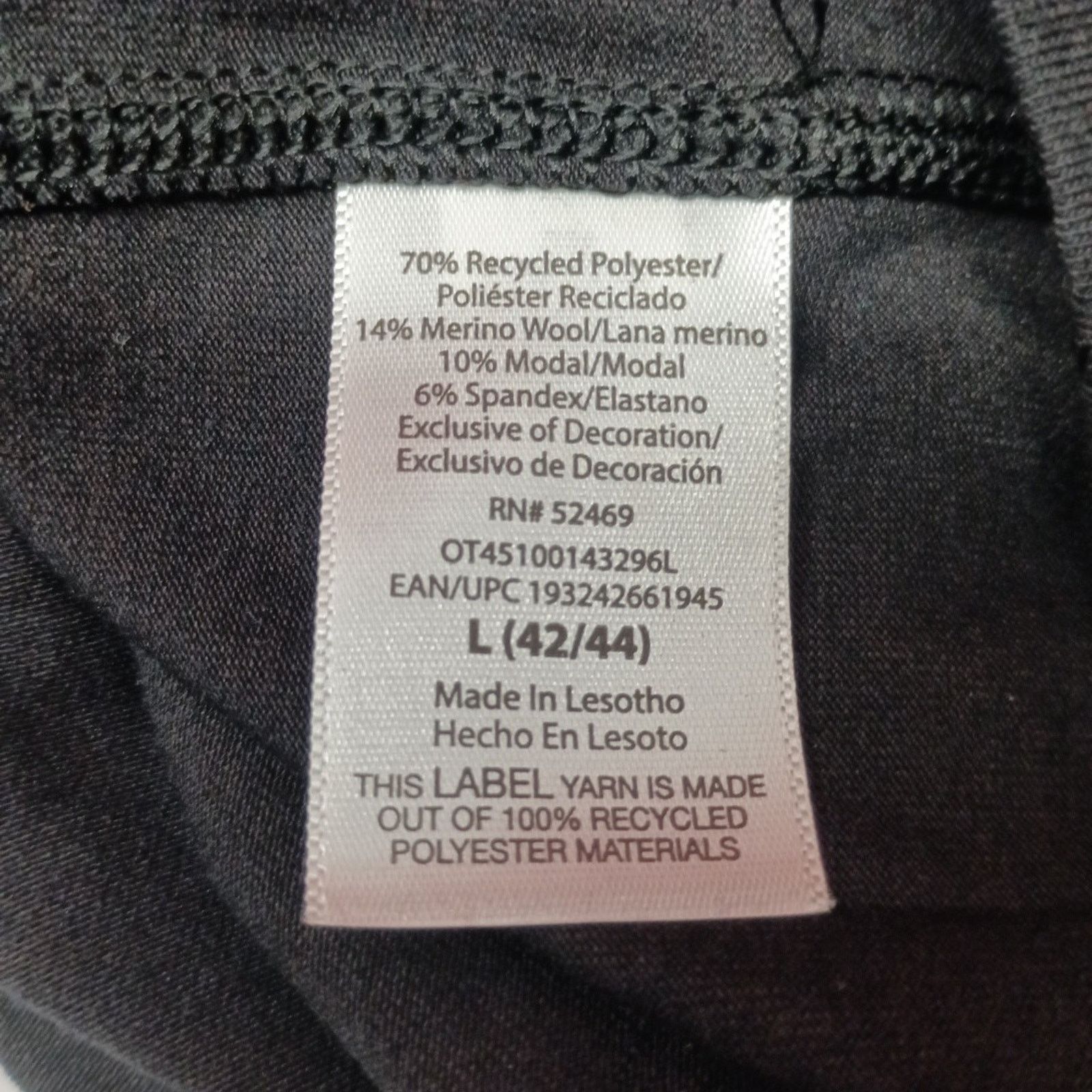 Other Ozark Trail Men's 1/4 Zip Size L (42/44) Black Wool Blend Size US L / EU 52-54 / 3 - 9 Thumbnail