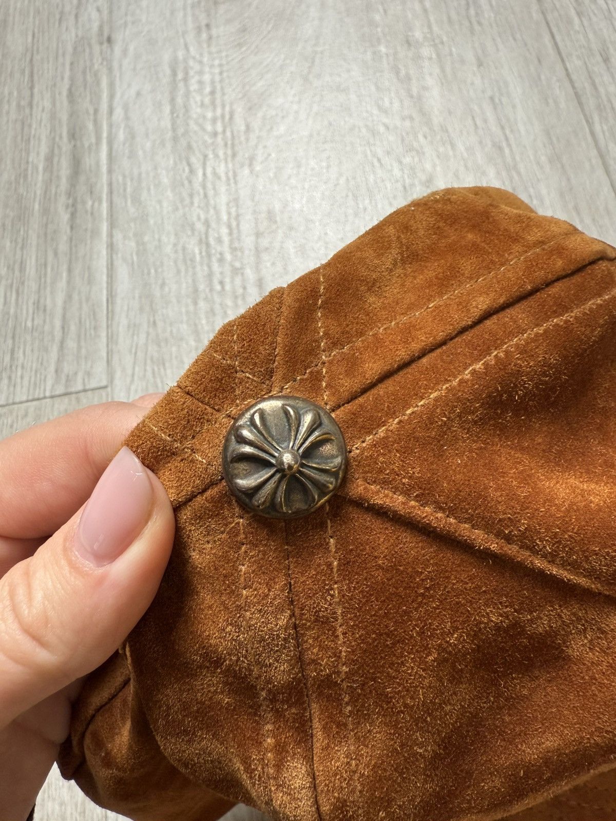 Chrome Hearts Chrome Hearts Suede Vine Dagger 5-Panel cap Size ONE SIZE - 2 Thumbnail