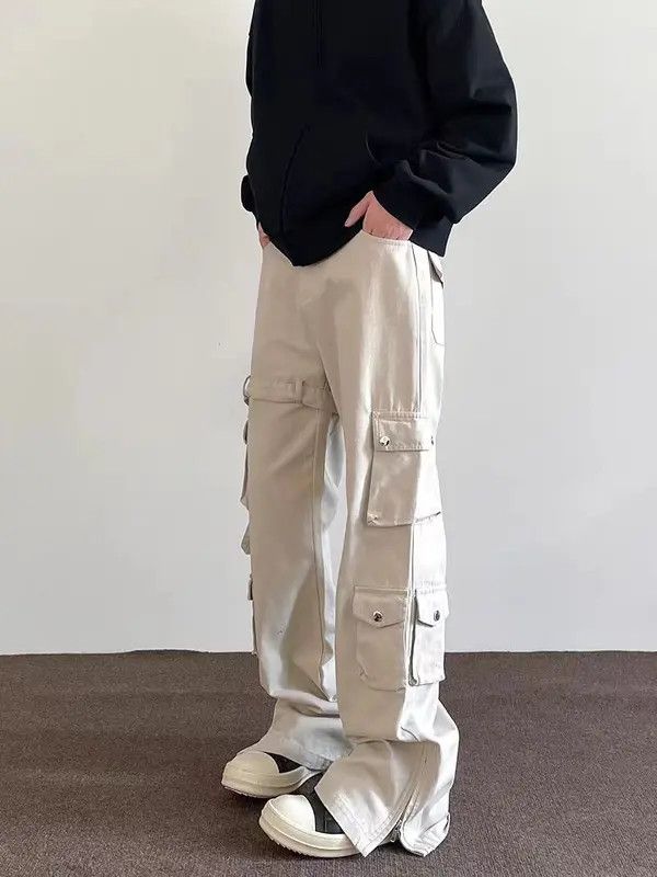 VIBE High street vibe style strappy pocket cargo casual pants Size US 32 / EU 48 - 2 Thumbnail