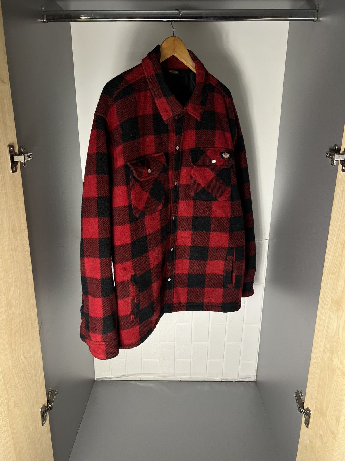 Dickies VINTAGE DICKIES FLANNEL SHERPA JACKET CASUAL DESIGNER 90s Size US XXL / EU 58 / 5 - 7 Thumbnail