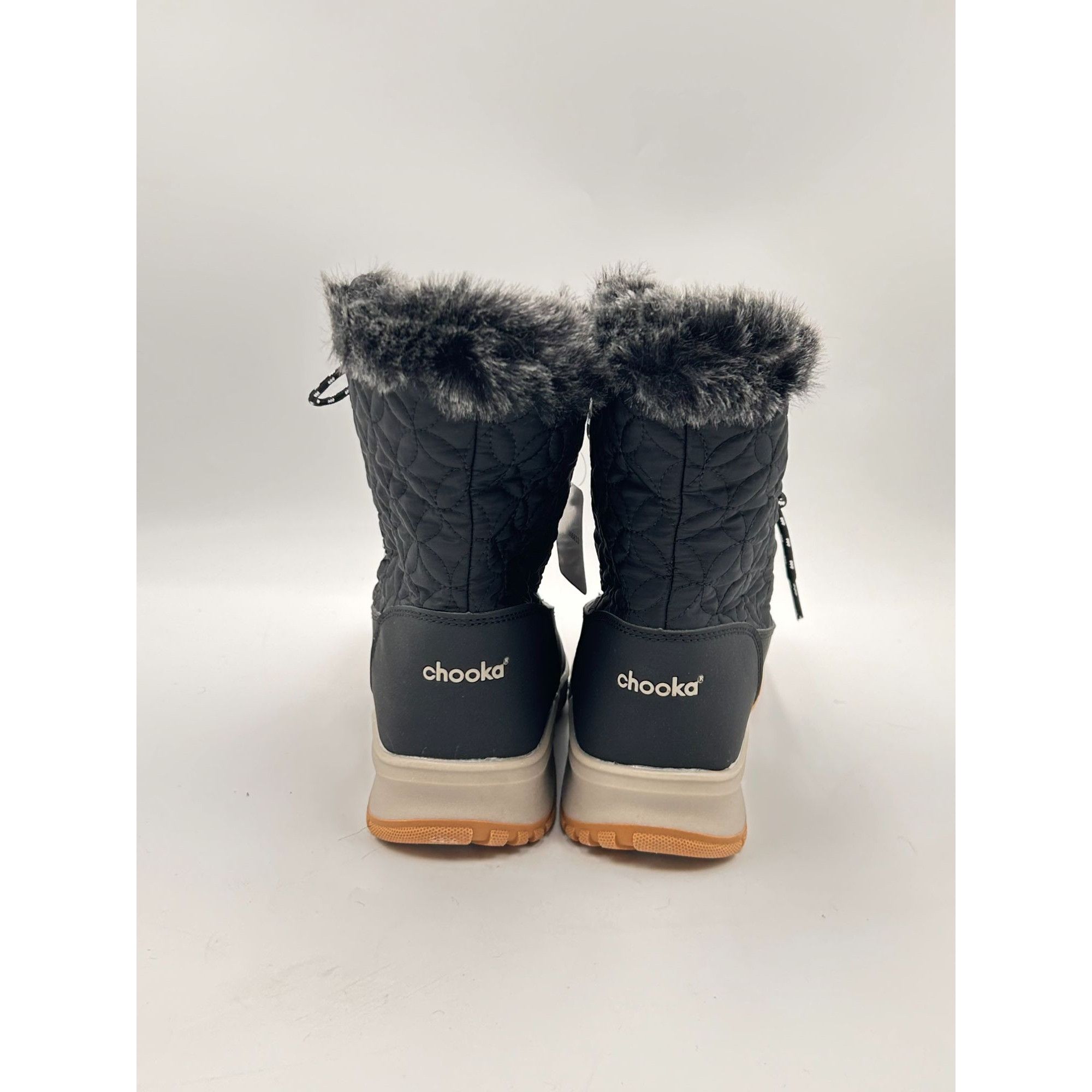 Other Chooka Belltown Mid Faux Fur Black Insulated Snow Boots Wome Size US 8 / IT 38 - 6 Thumbnail