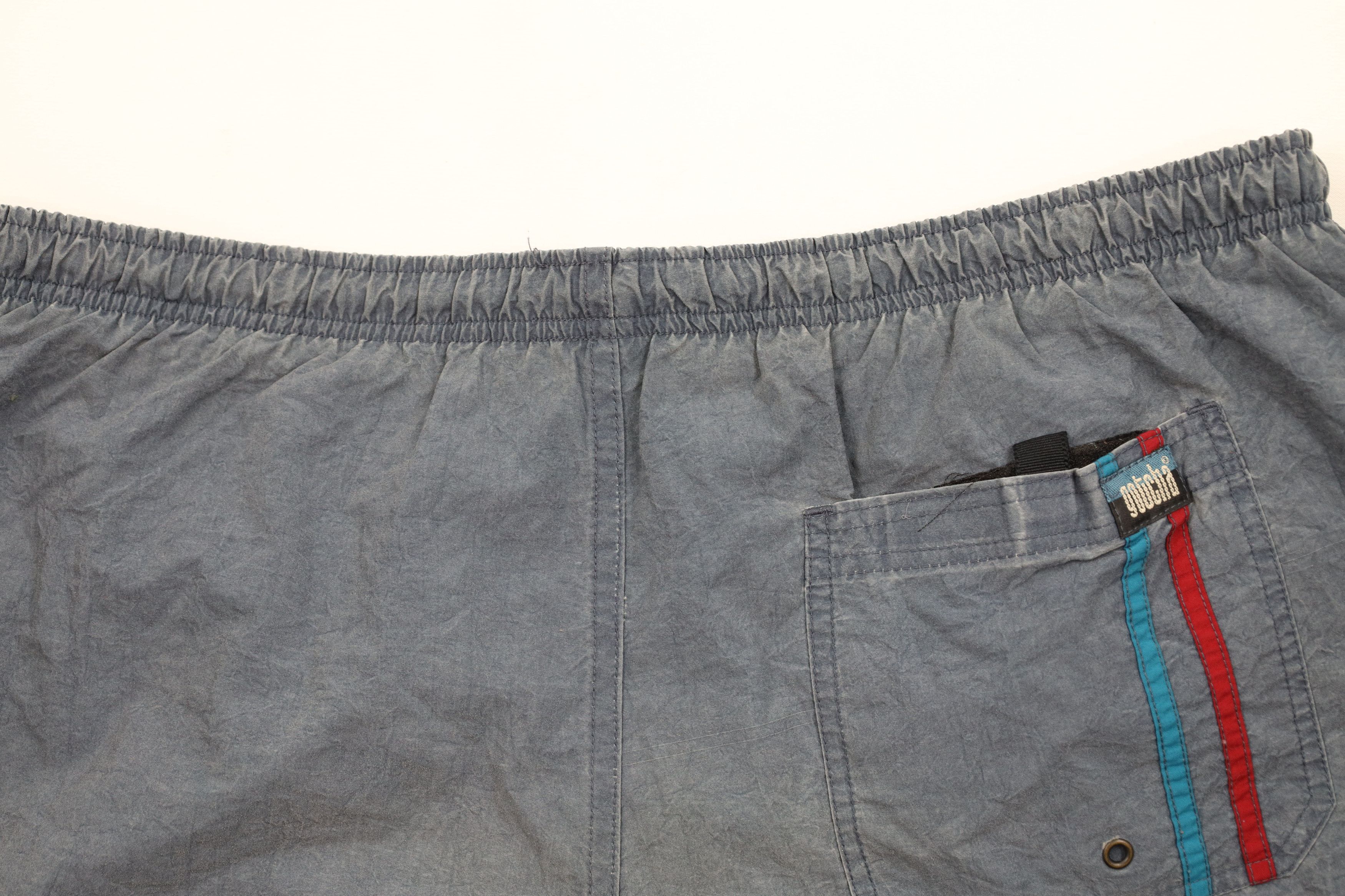 Gotcha Vintage 90s Gotcha Surfing Spell Striped Lined Shorts Trunks Size US 34 / EU 50 - 9 Thumbnail