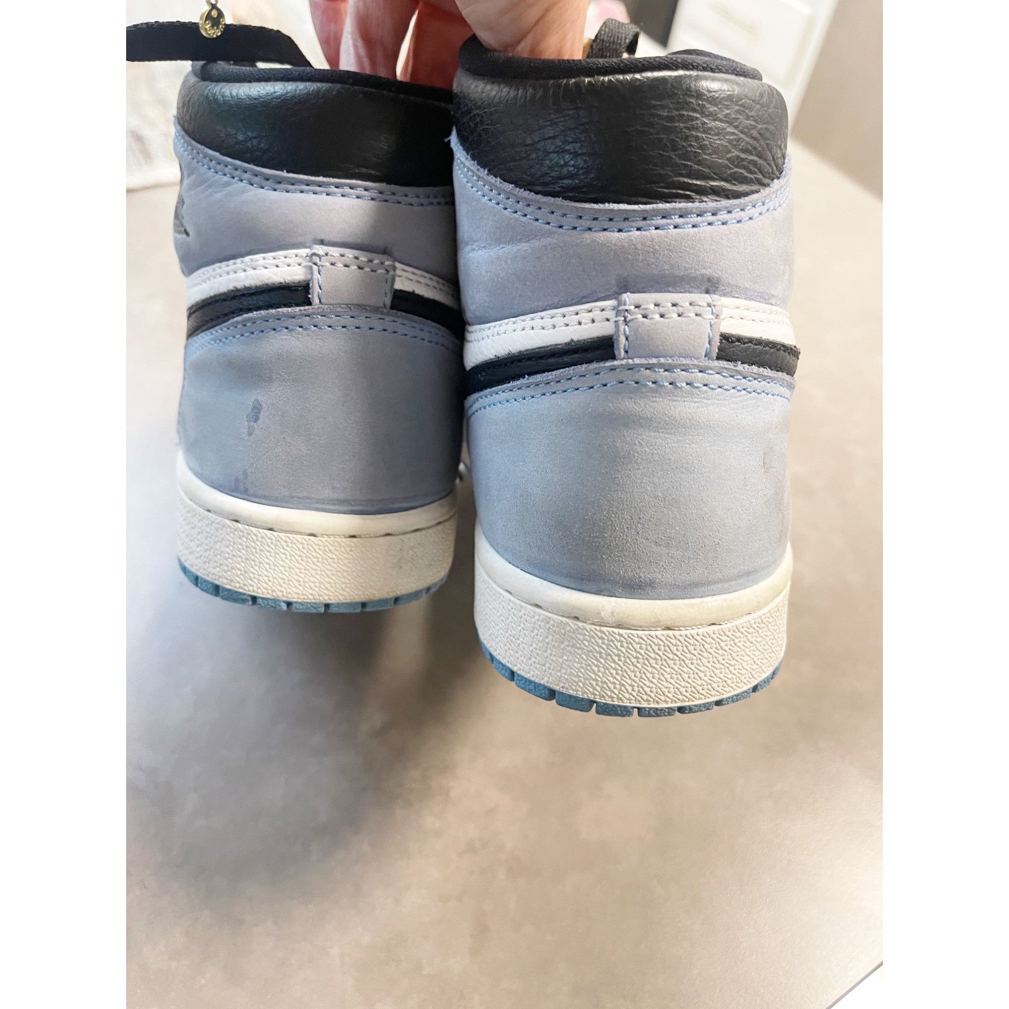 Nike Nike Air Jordan 1 High Top Leather Sneaker University Blue Size US 8 / IT 38 - 8 Thumbnail