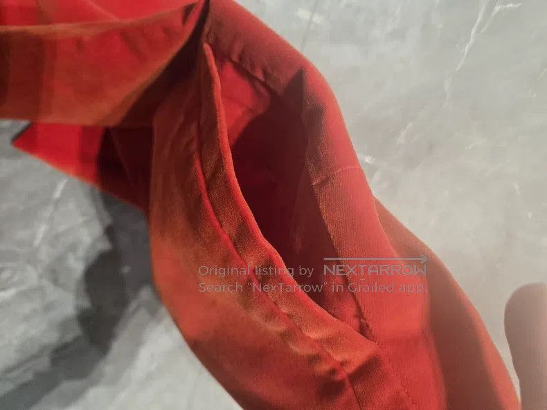 Hermes Hermes Side-zip skirt, orange Size 24" / US 00 / IT 34 - 7 Thumbnail