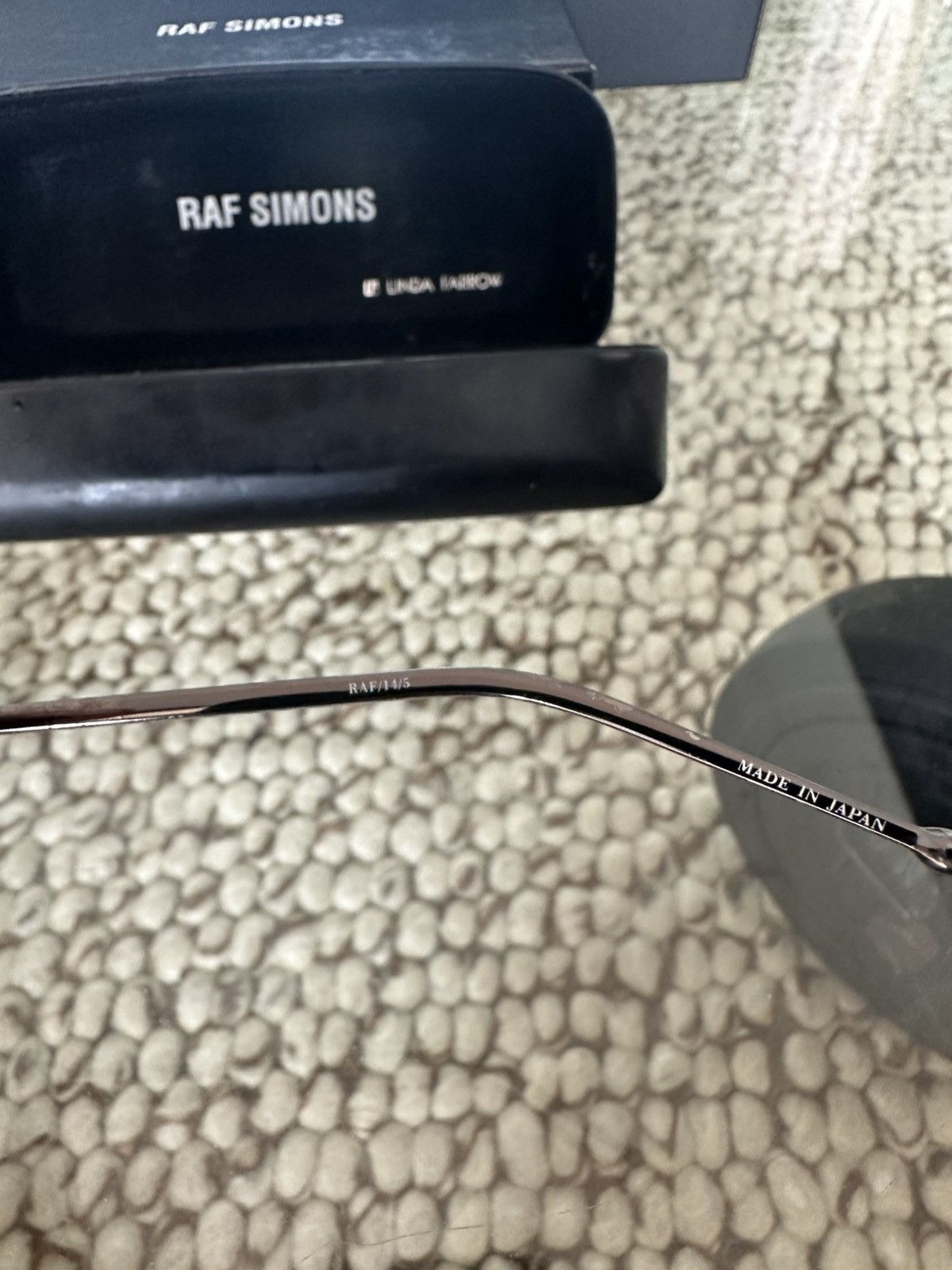 Linda Farrow × Raf Simons RAF SIMONS x Linda Farrow SS2009 Tortoise Aviator Sunglasses Size ONE SIZE - 5 Thumbnail